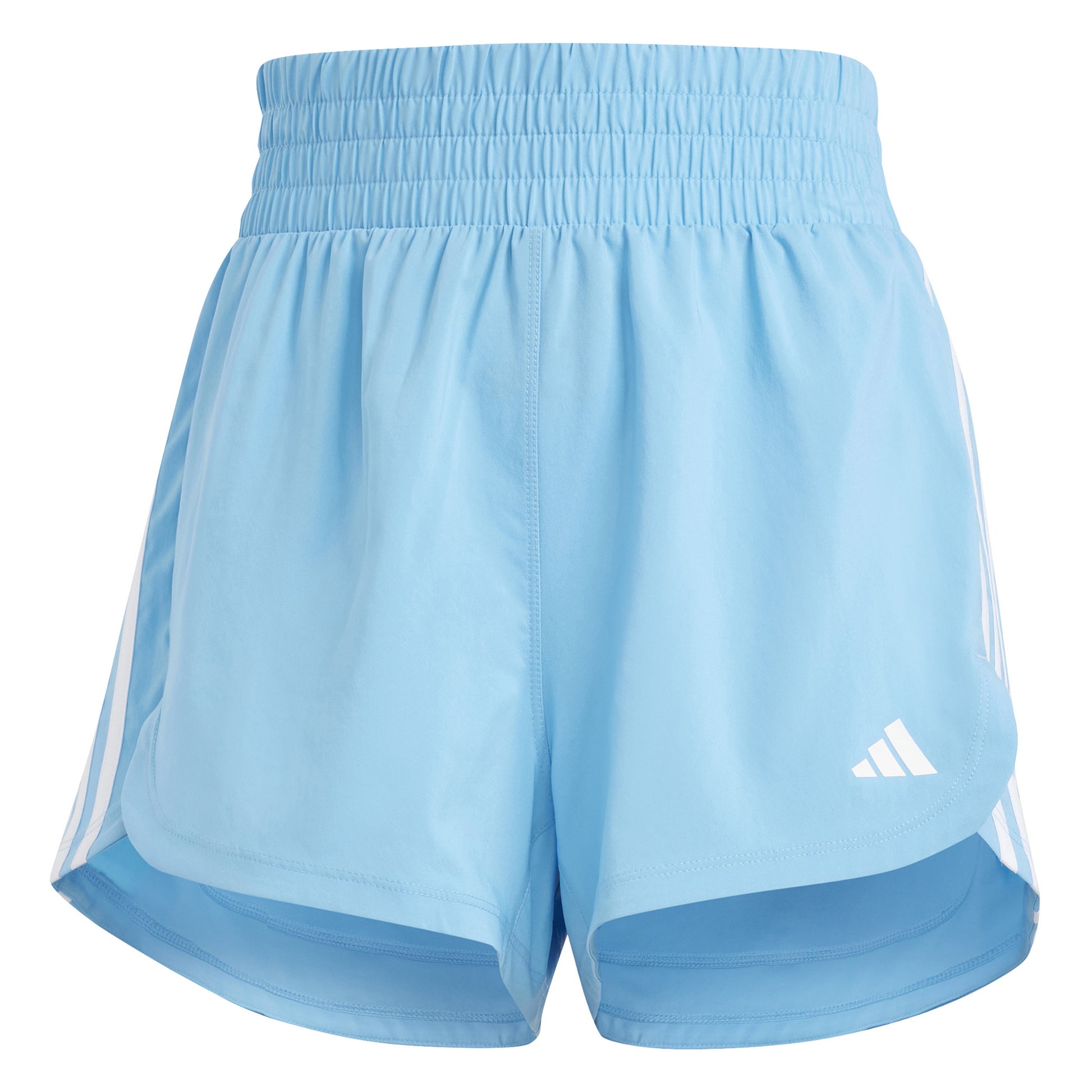 adidas Pacer Woven High Shorts Damen - blau,