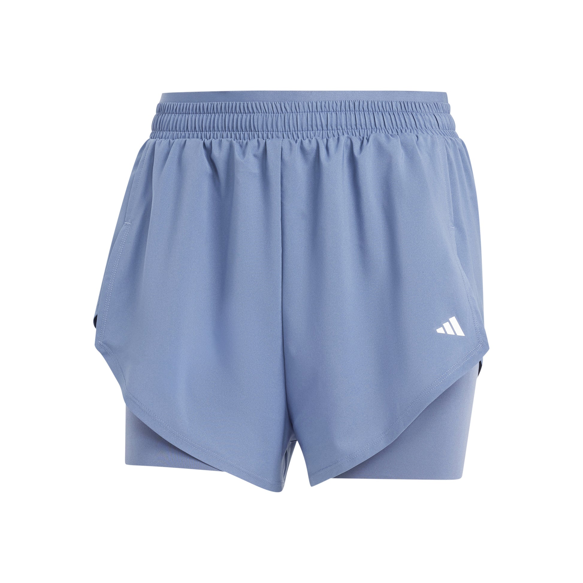 adidas Designed for Training 2in1 5,5in Shorts Damen - blaugrau,