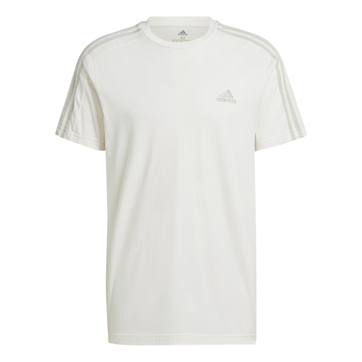adidas 3Stripes T-Shirt Herren - creme