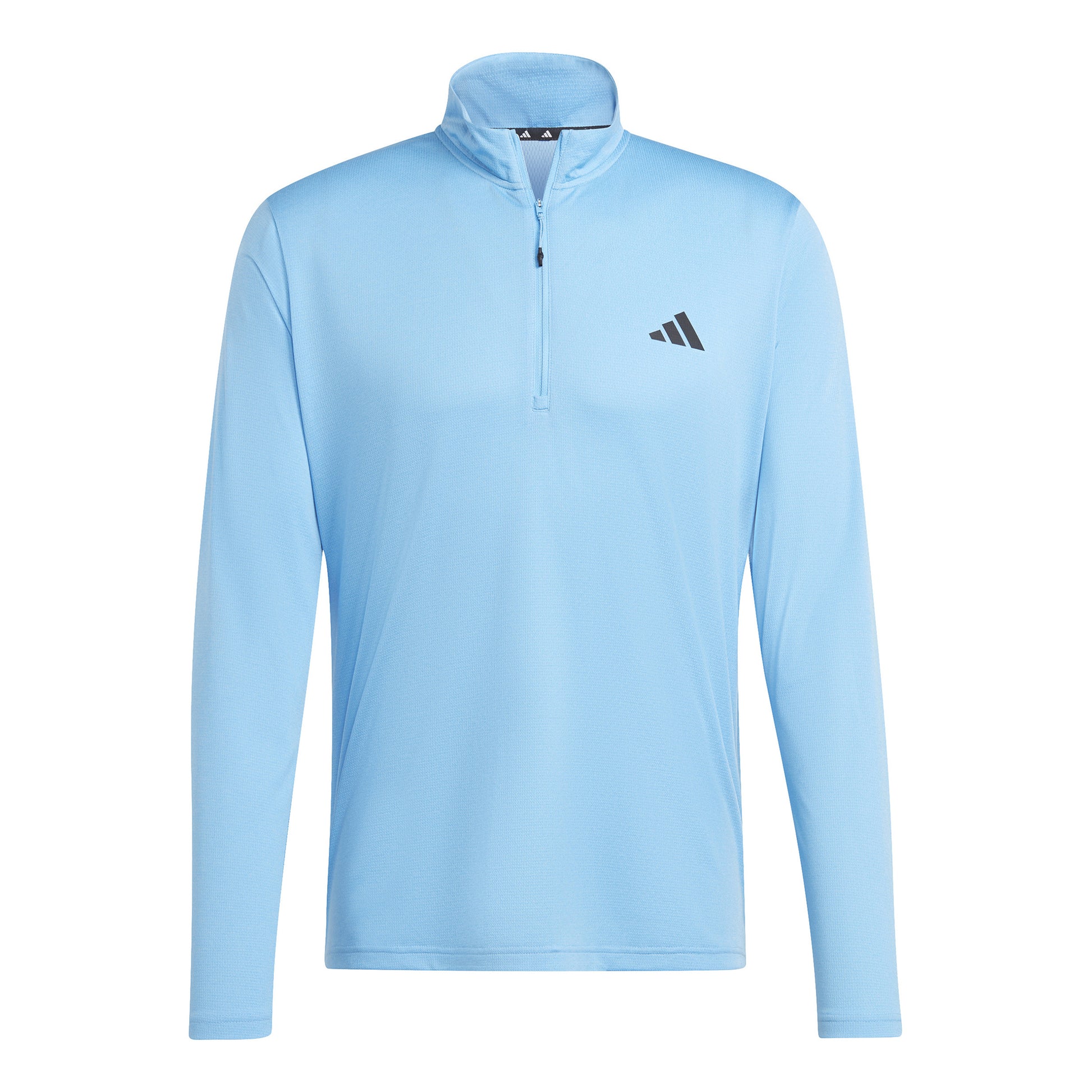 adidas Essentials 1/4 Zip Longsleeve Herren - blau,