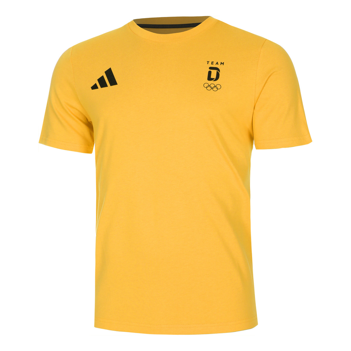 adidas Team FI T-Shirt Herren - gelb,