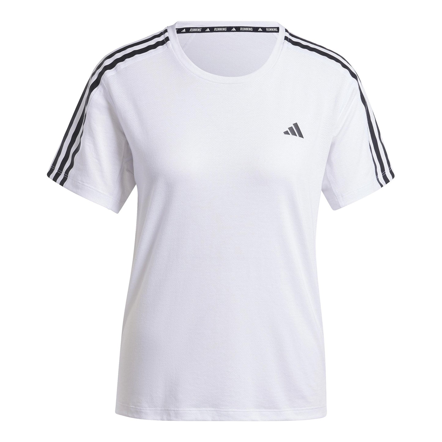 adidas Own The Run 3S Laufshirt Damen-Weiß