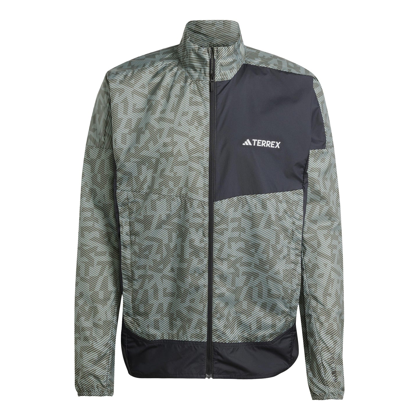 adidas Terrex Trail Wind Laufjacke Herren-Oliv
