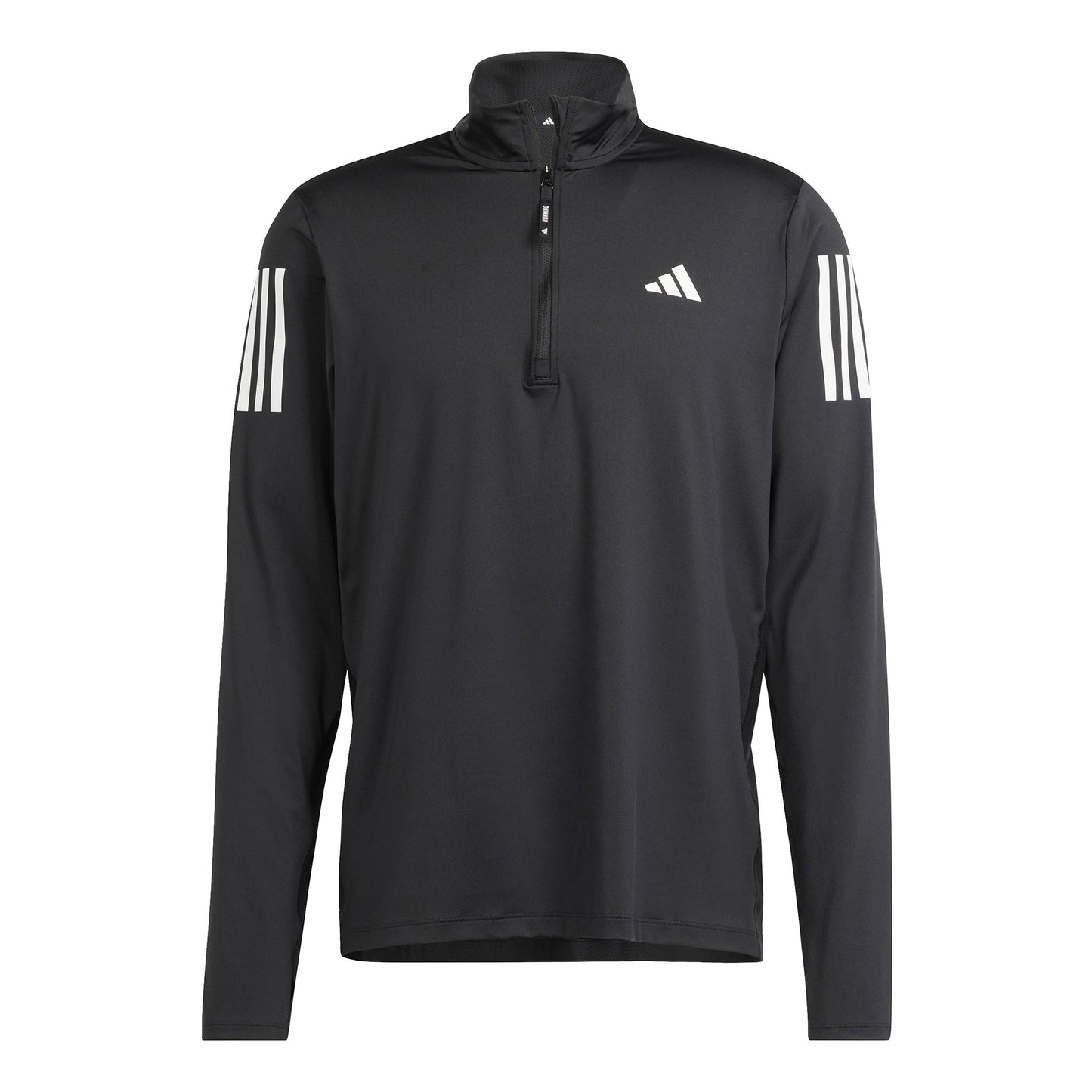 adidas Own the Run Half-Zip Laufshirt - schwarz