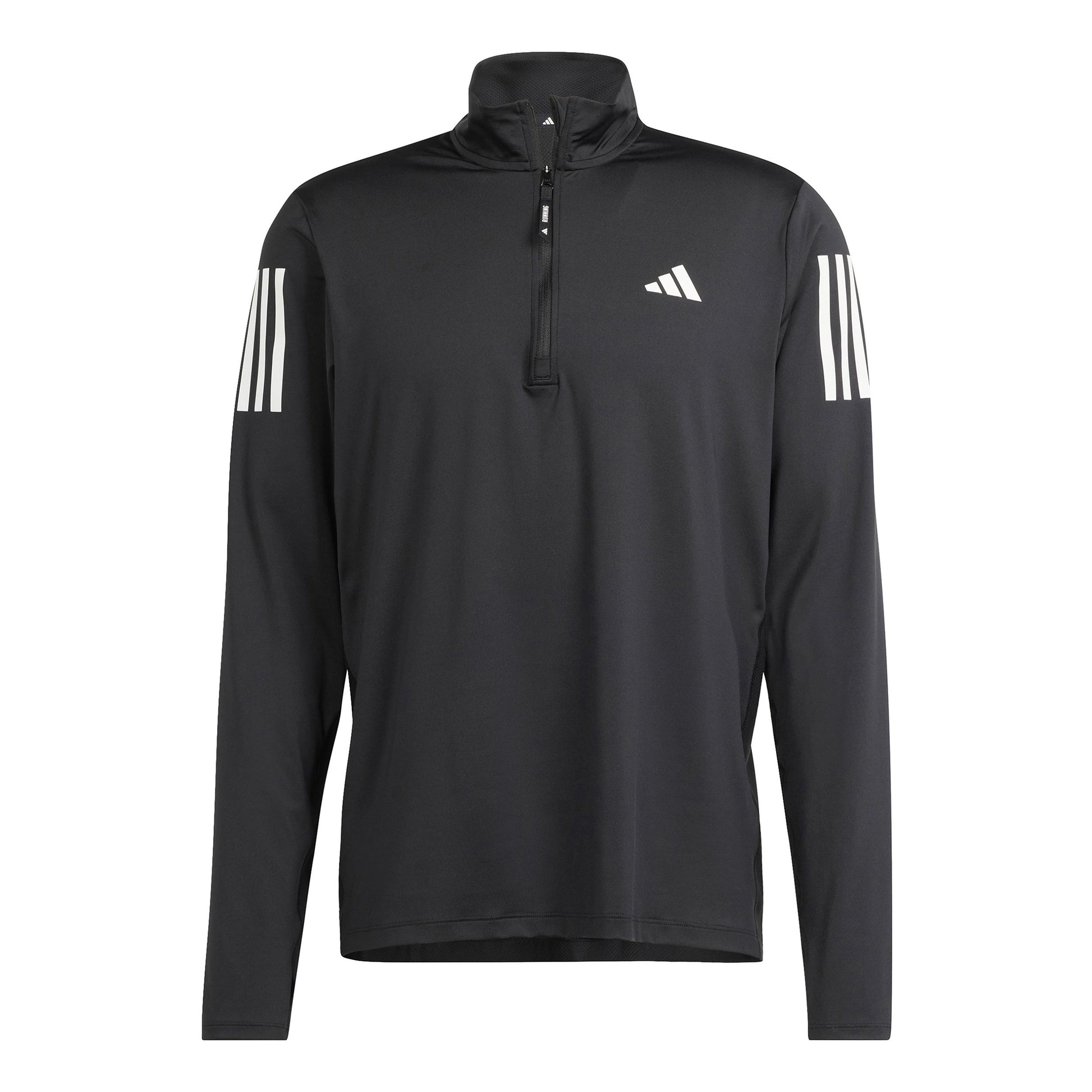 adidas Own the Run Half-Zip Laufshirt - schwarz