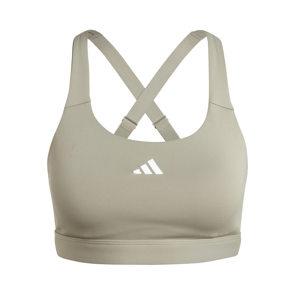 adidas Training High Support Sport-BH Damen - salbei