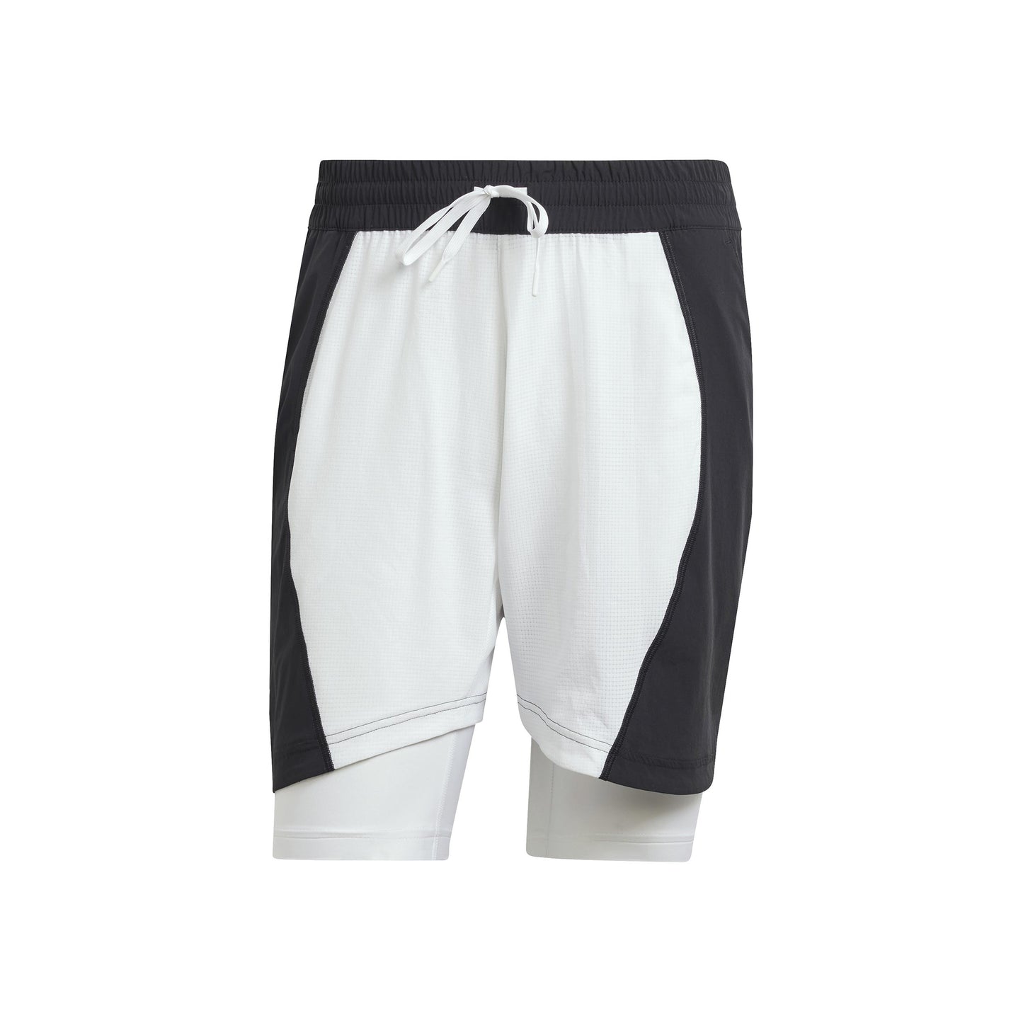 adidas Short & Set 6in Shorts Herren-Weiß,Schwarz