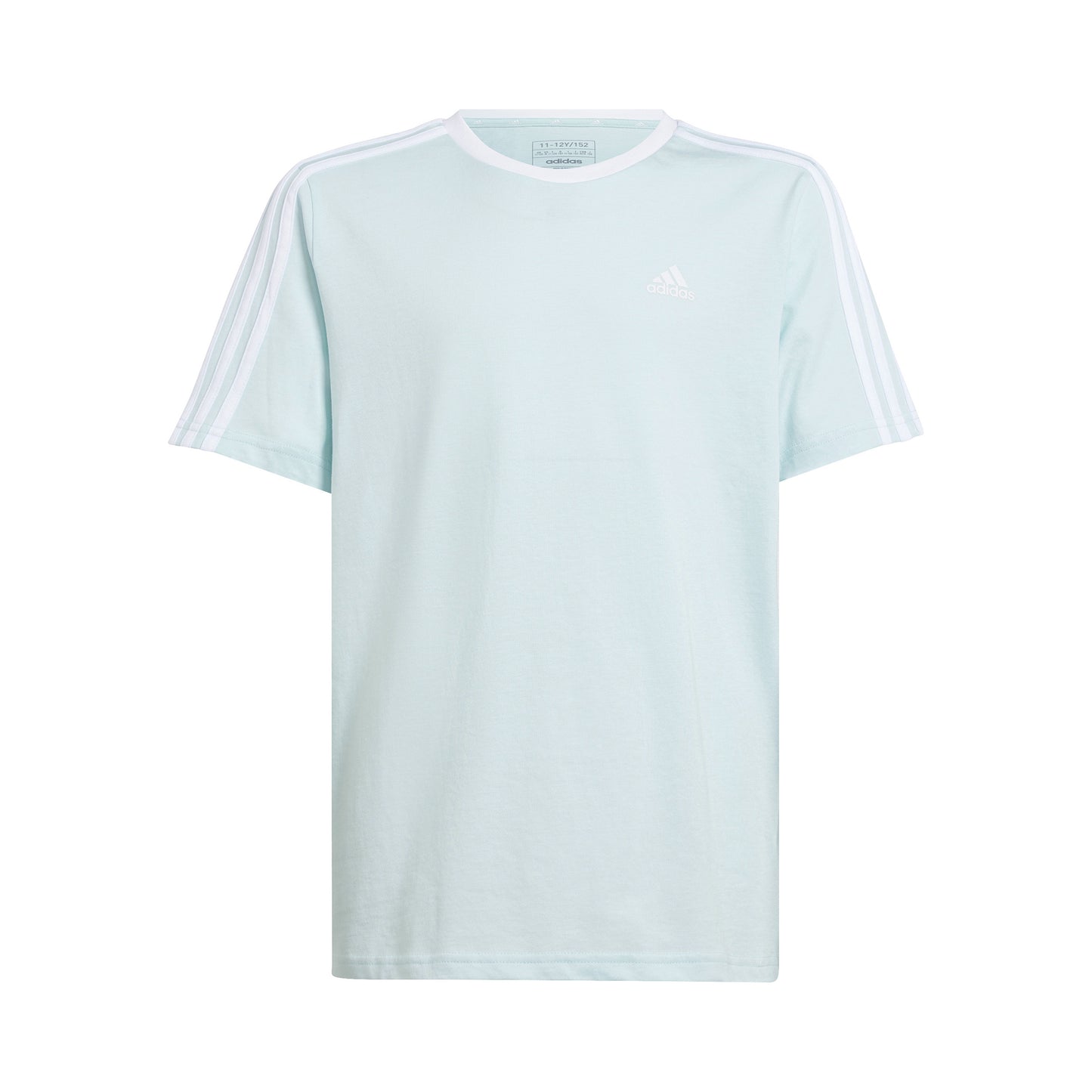 adidas 3Stripes BF T-Shirt Mädchen - mint, weiß
