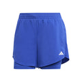 MIN 2in1 Shorts Damen - blau, weiß