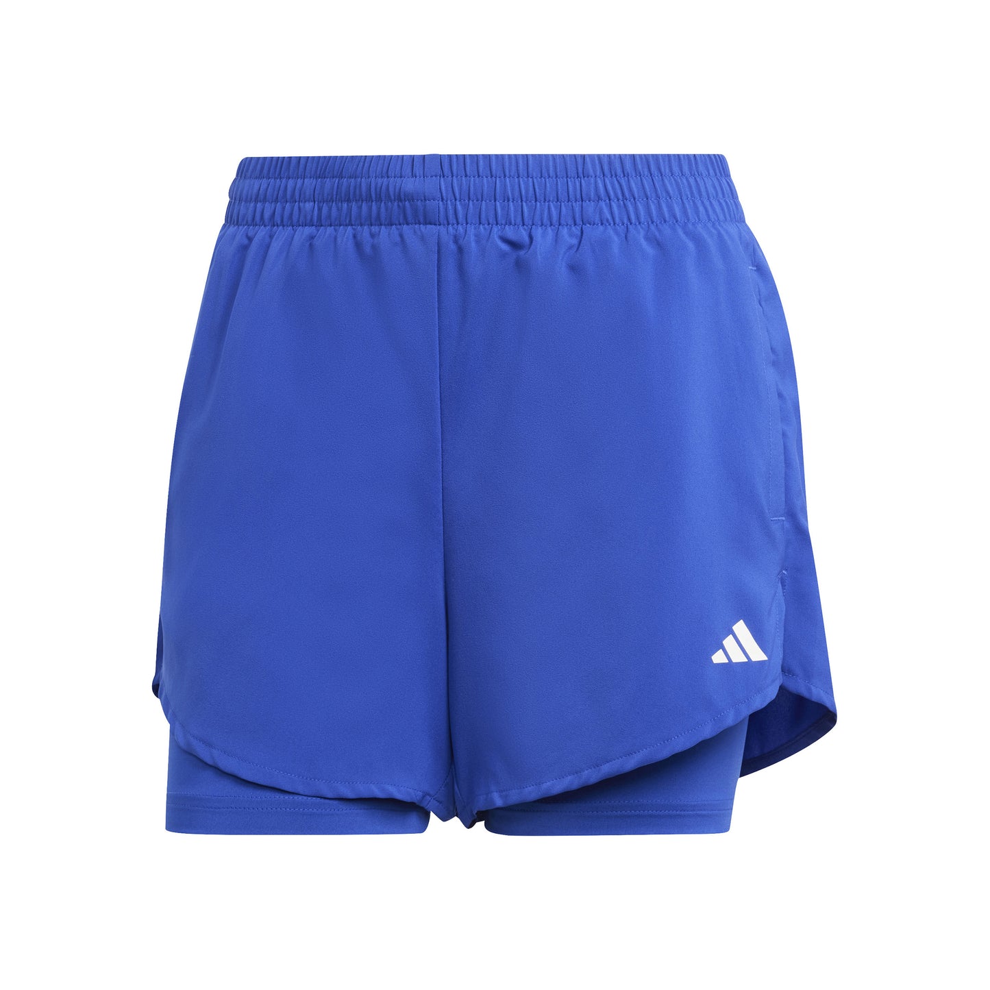 adidas MIN 2in1 Shorts Damen - blau, weiß