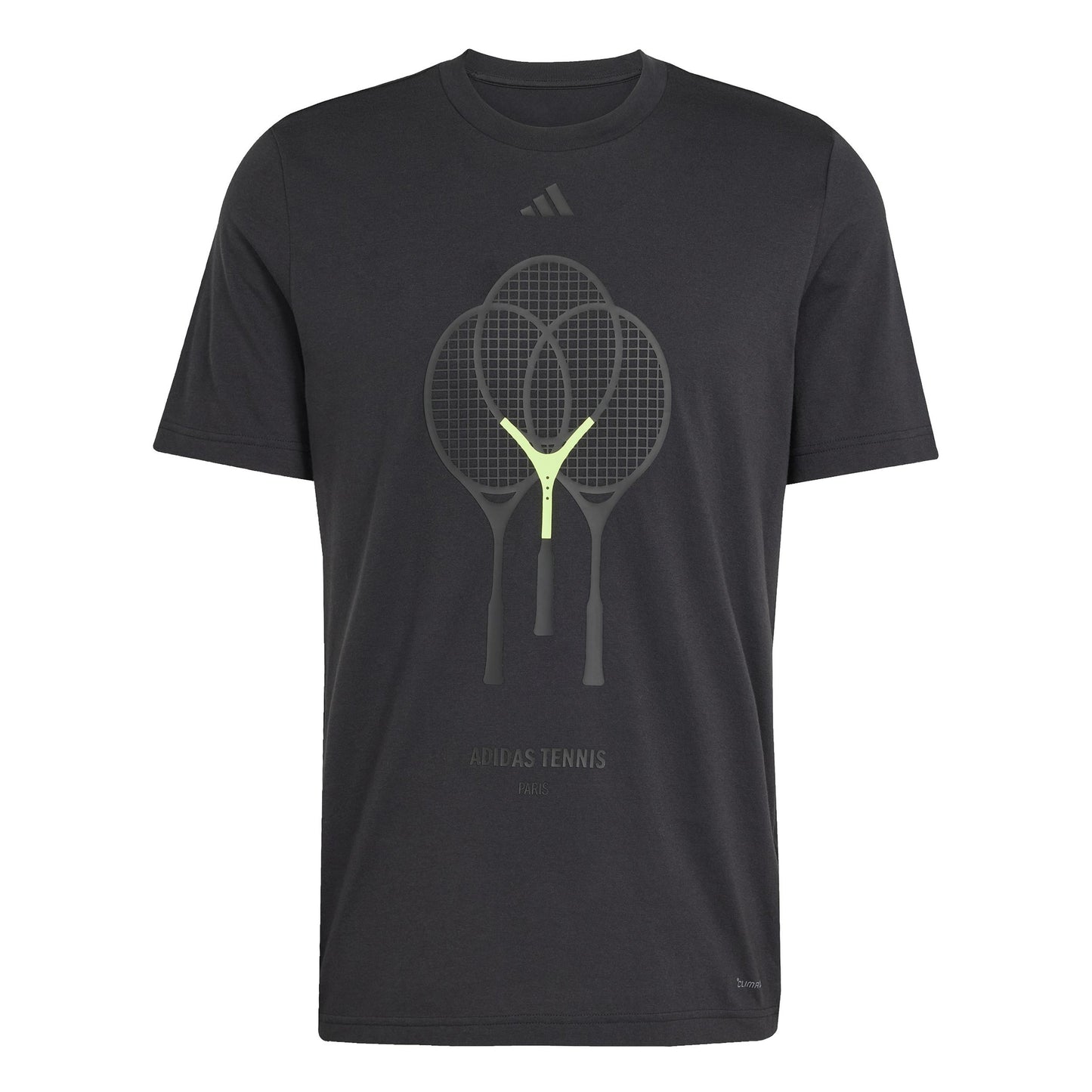 adidas Racket T-Shirt Herren-Schwarz