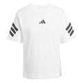 Future Icon 3Stripes T-Shirt Damen-Weiß,Schwarz