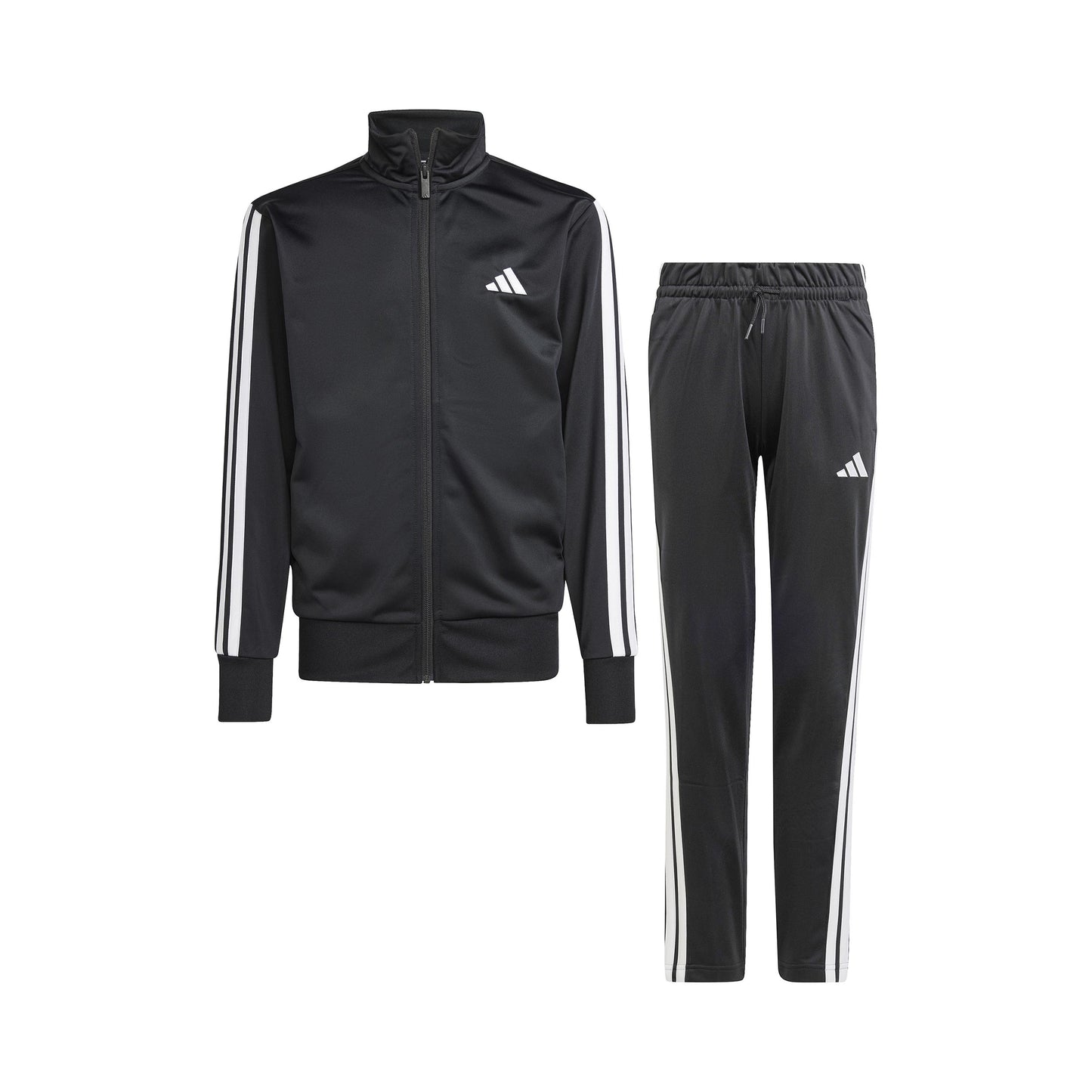 adidas 3Stripes Training Trainingsanzug Kinder-schwarz, weiß