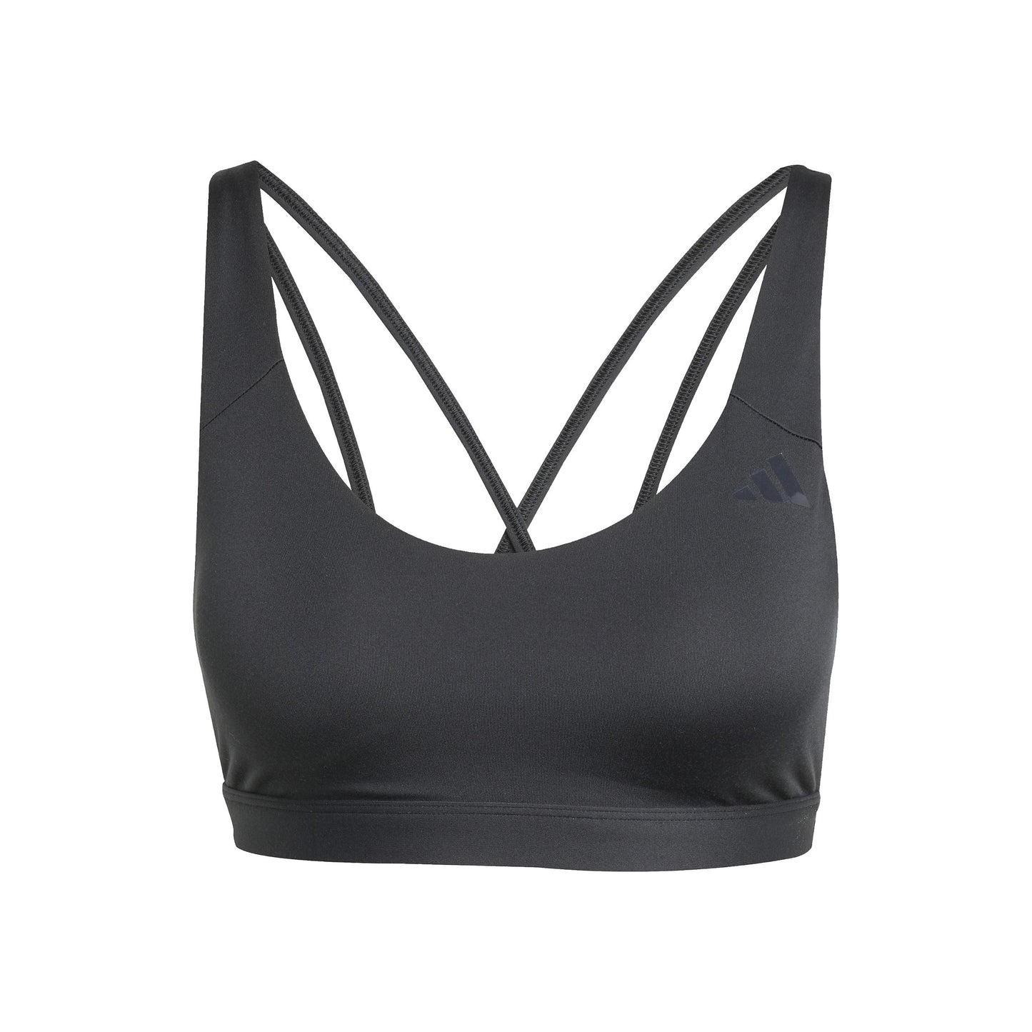 adidas All Me Essentials Mid Support Sport-BH Damen - schwarz