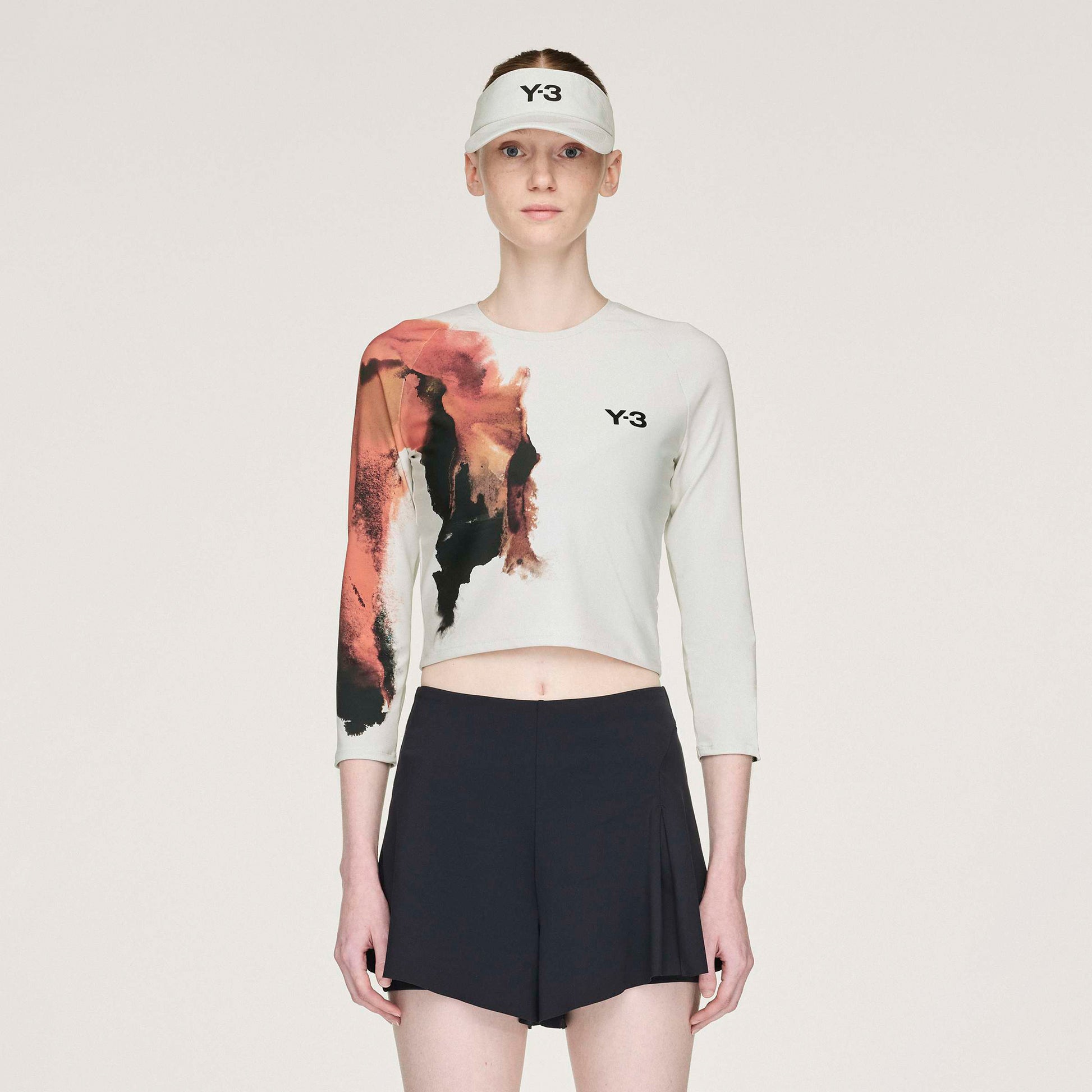 adidas Y-3 Crop Tank-Top Damen - grau, mehrfarbig