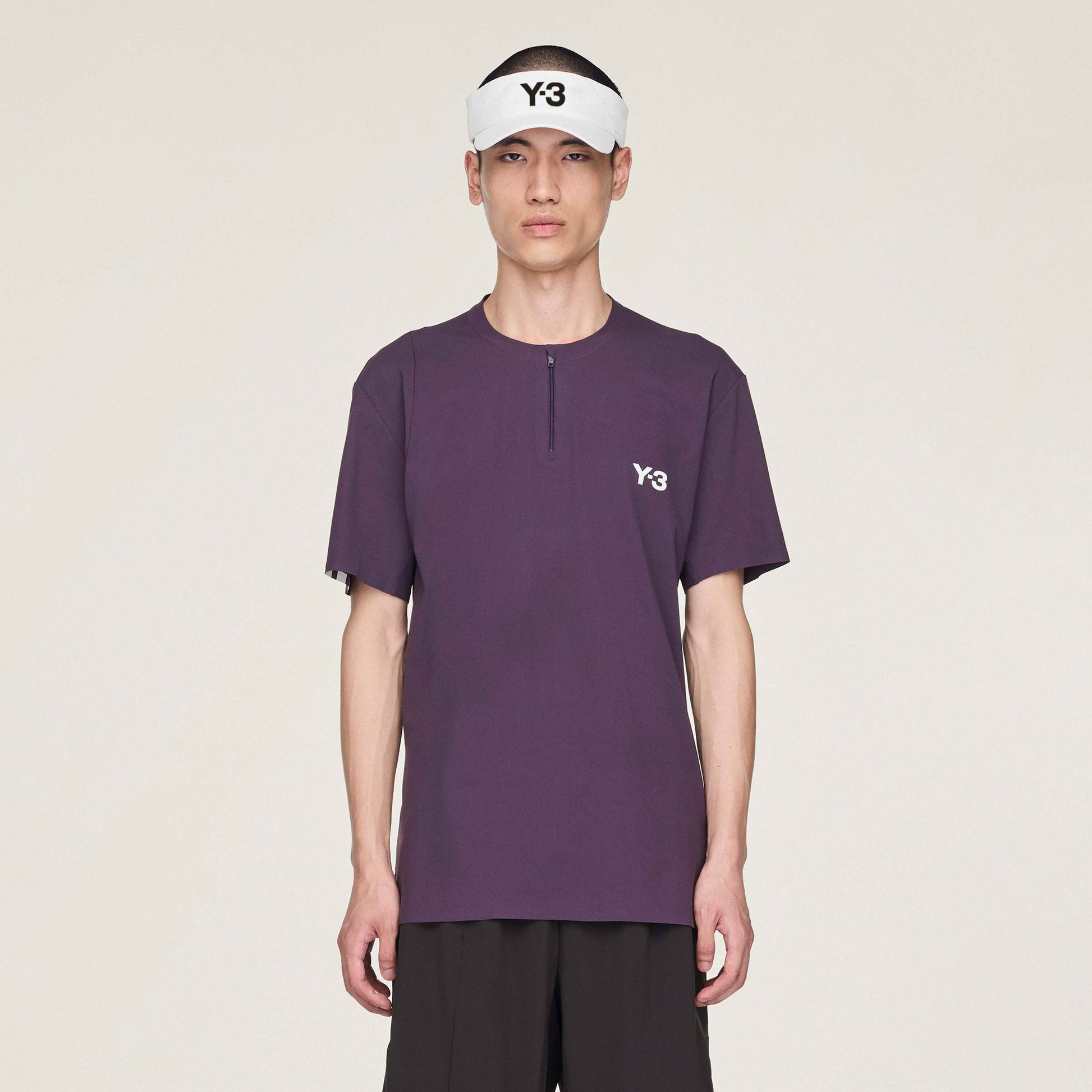adidas Y-3 Zip Polo Herren-Lila