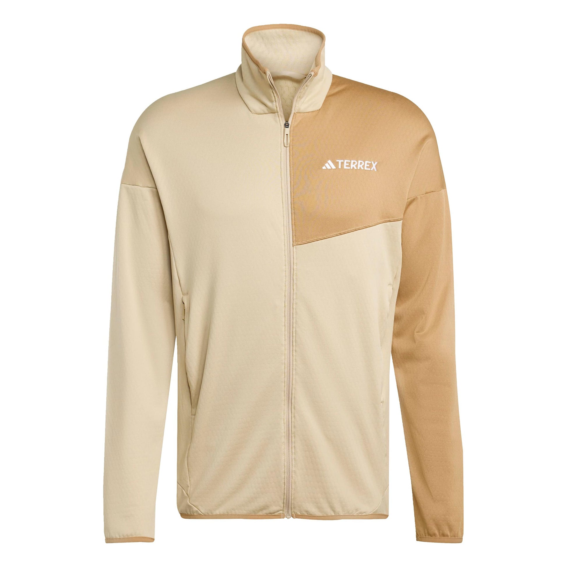 adidas Terrex XPR Light Fleece Laufjacke Herren-Creme