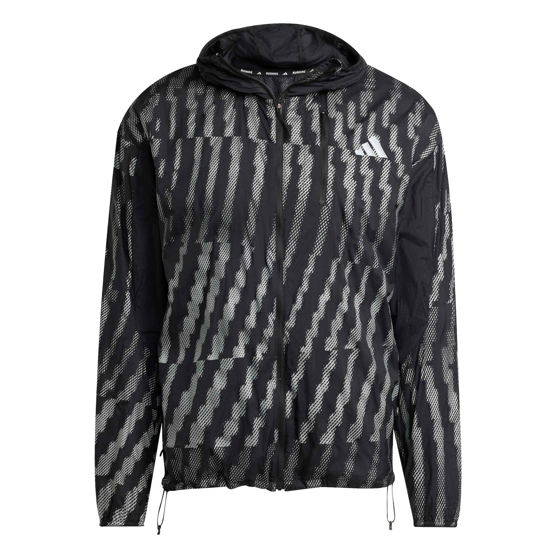 adidas Adi365 High Visible Laufjacke Herren-Schwarz,Silber