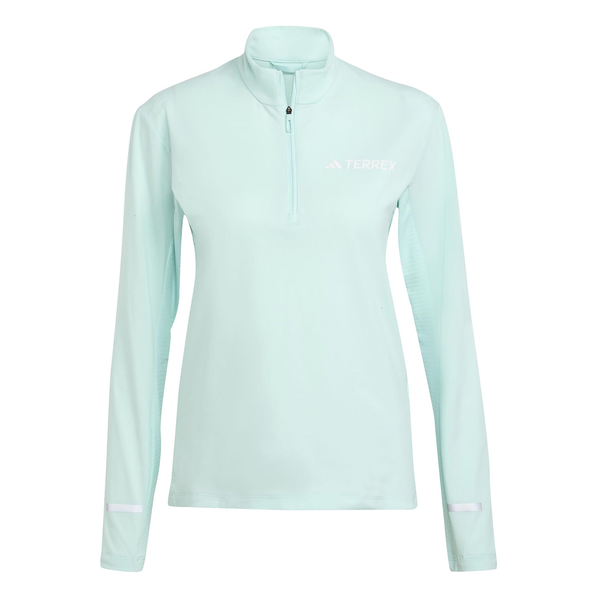 adidas Terrex XPR Half-Zip Laufshirt Damen-Türkis