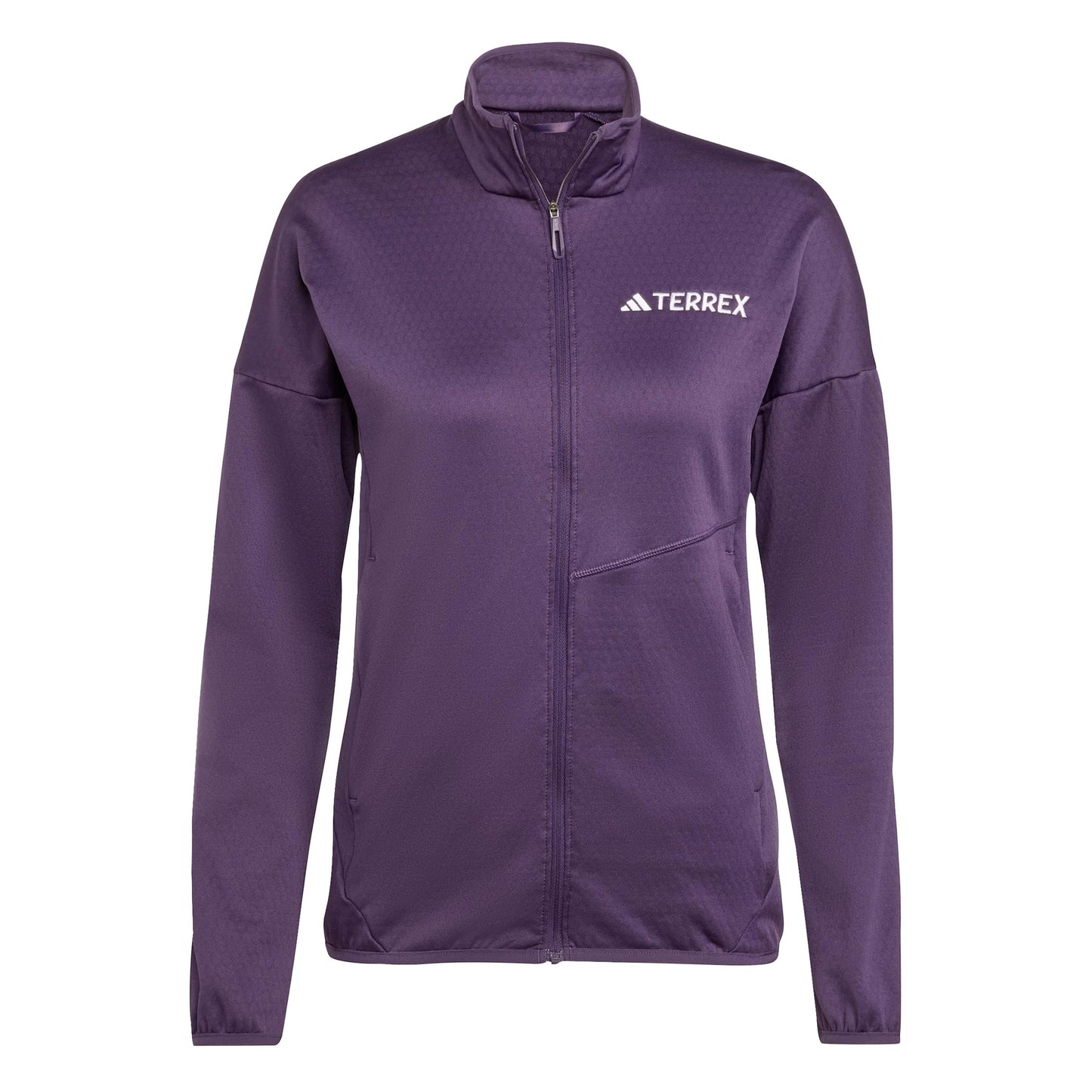 adidas Terrex XPR Light Fleece Laufjacke Damen-Lila