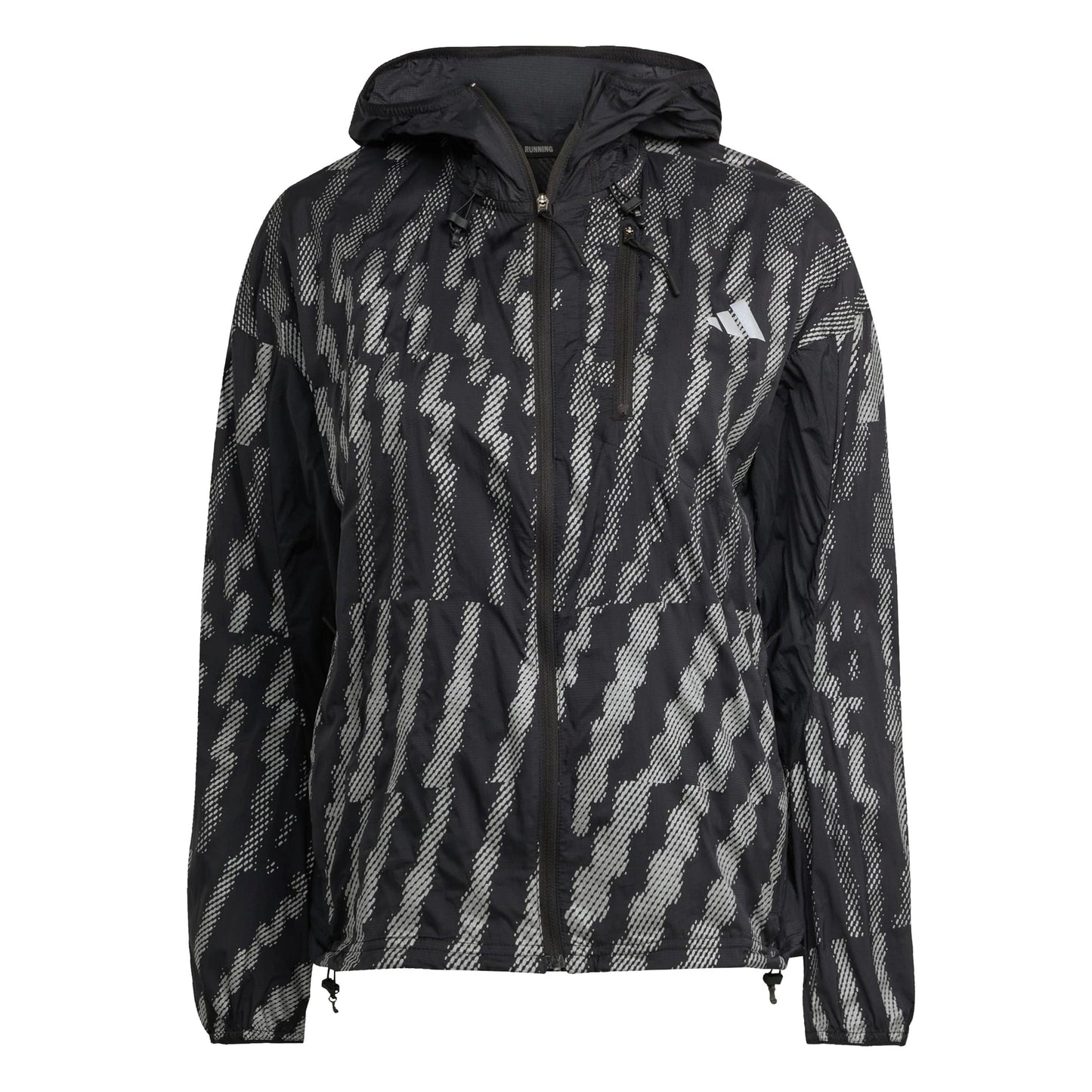 adidas Adi365 High Visible Laufjacke Damen-Schwarz,Silber