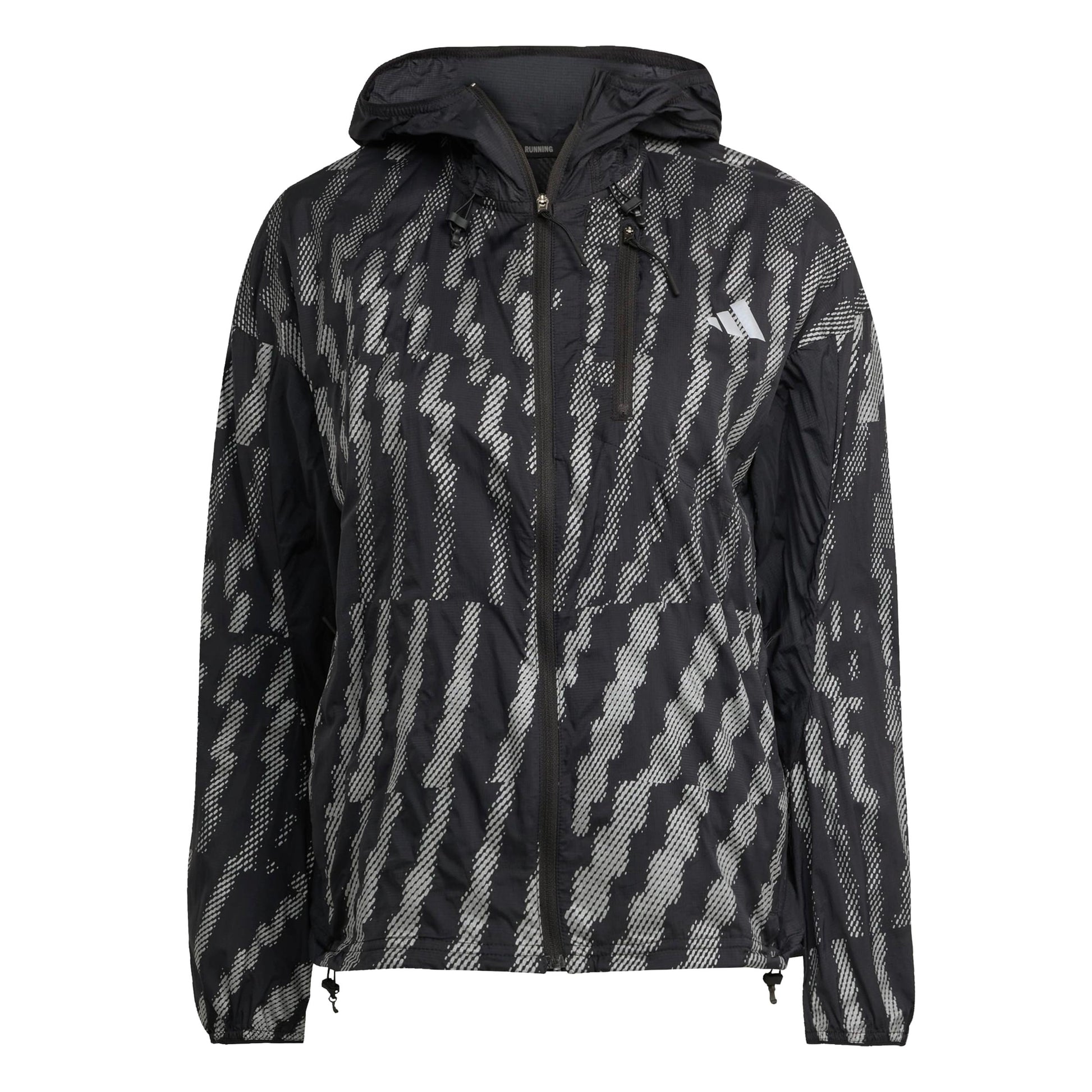 adidas Adi365 High Visible Laufjacke Damen-Schwarz,Silber