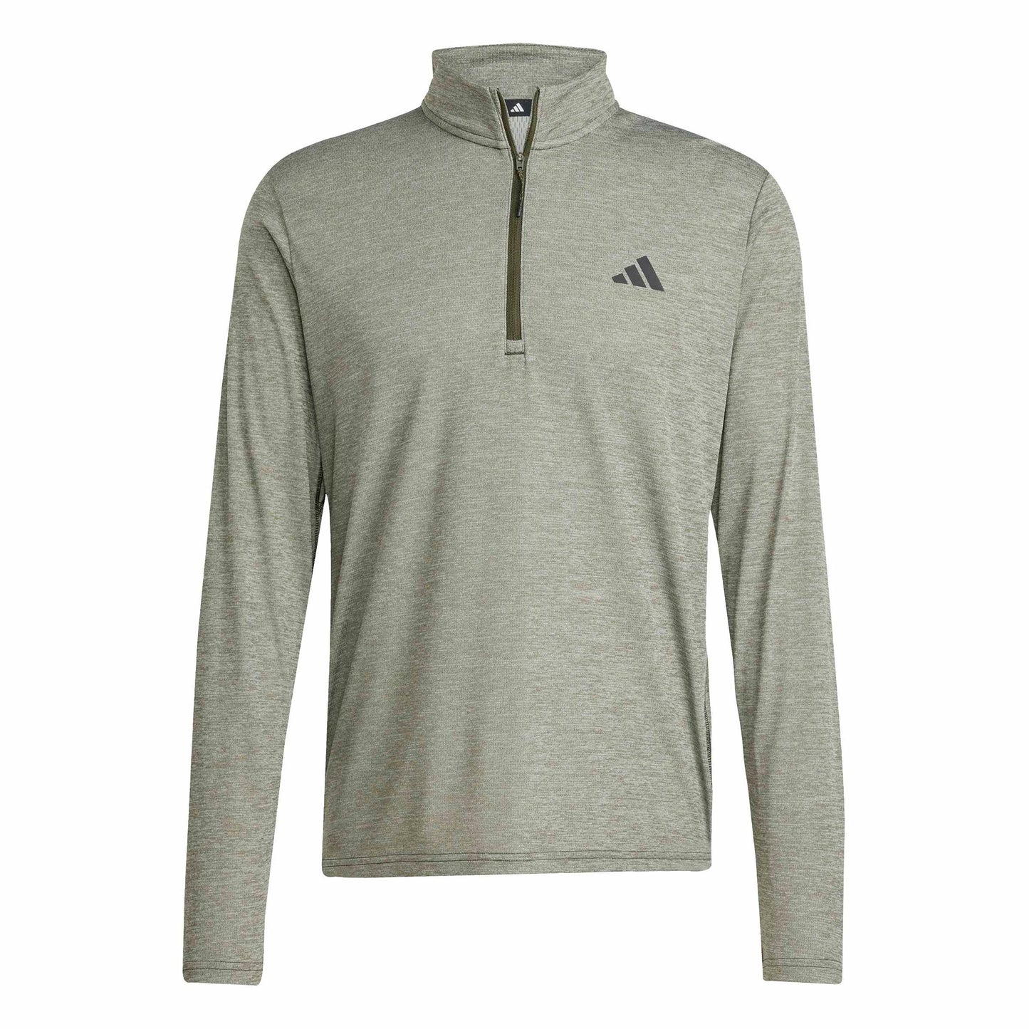 adidas Essentials 1/4 Zip Longsleeve - dunkelgrün