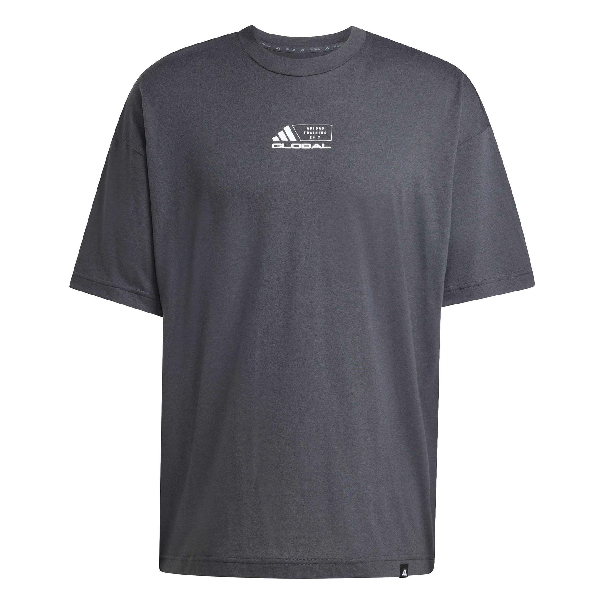 adidas GFX Glob T-Shirt Herren-dunkelgrau