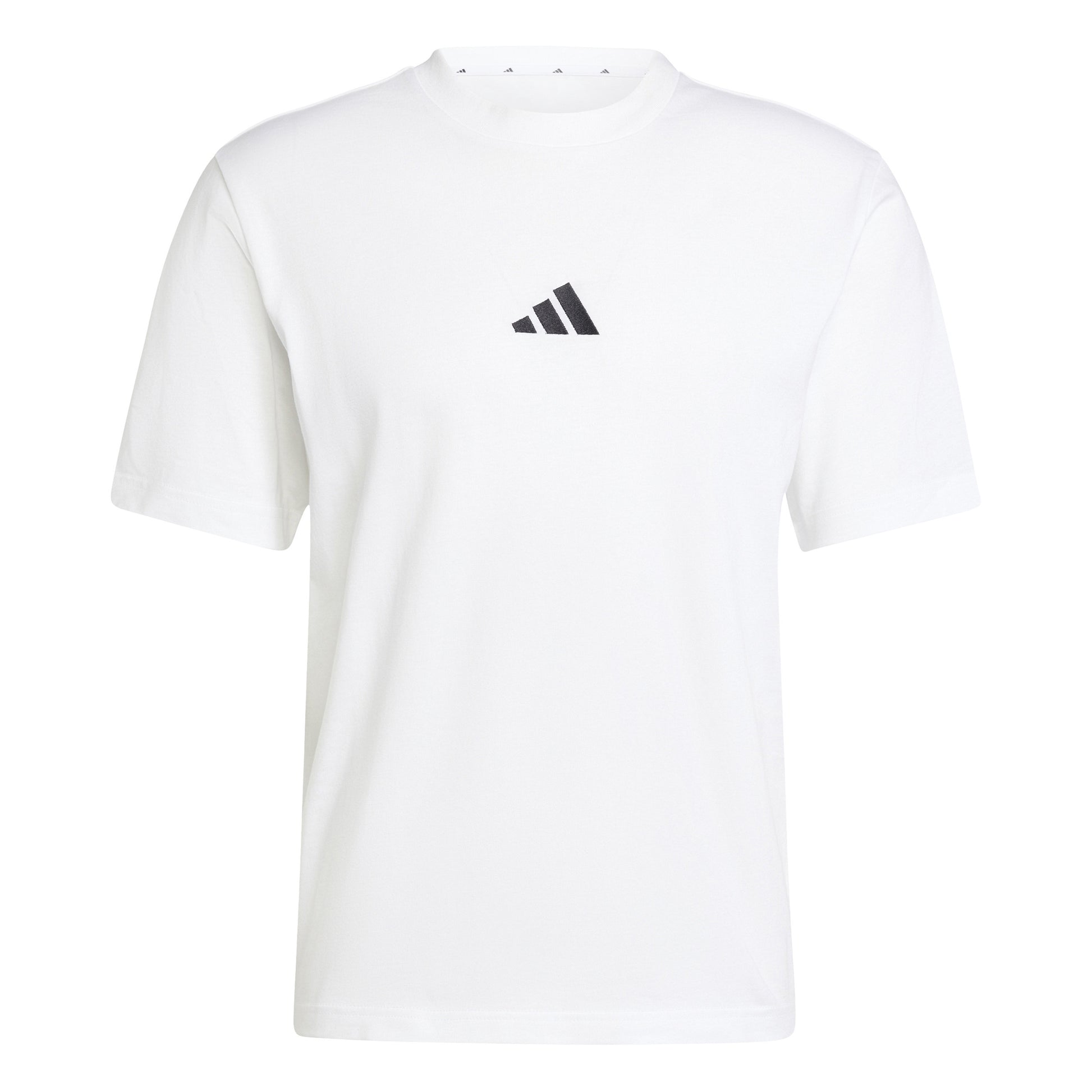 adidas Essentials Small Logo T-Shirt Herren - weiß,