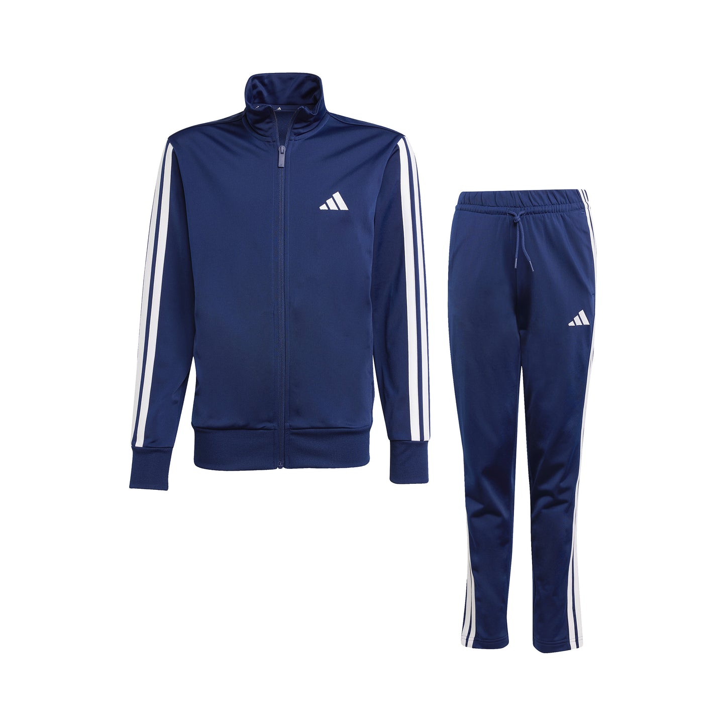 adidas 3Stripes Training Trainingsanzug Kinder-dunkelblau, weiß