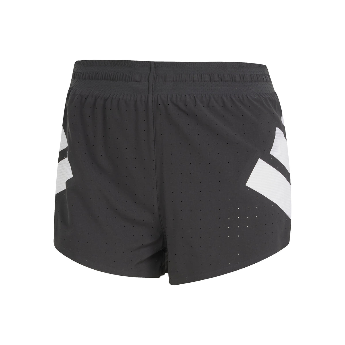 adidas Road To Records 2in Split Laufshorts Damen-Schwarz,Weiß