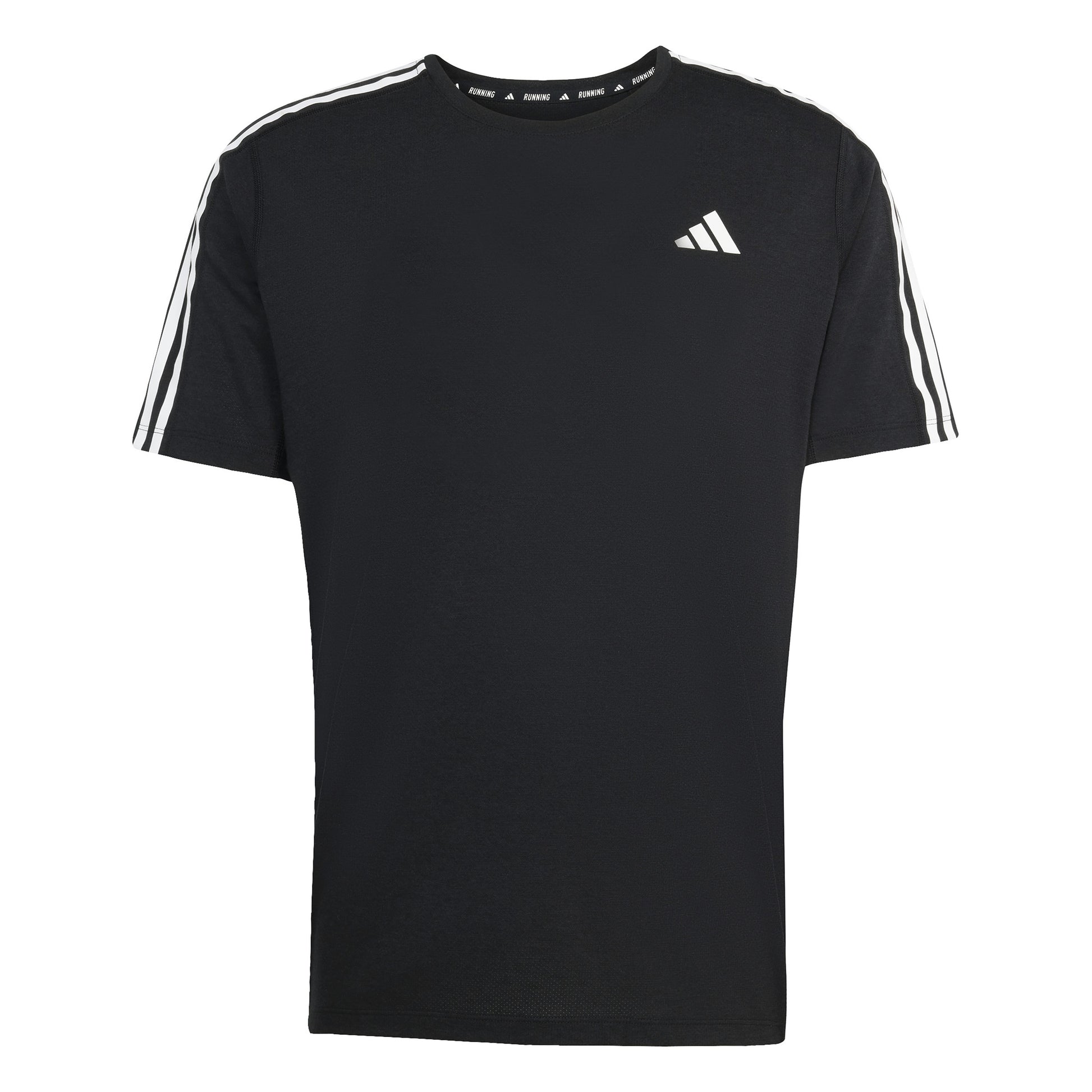adidas Own The Run 3S Laufshirt Herren-Schwarz,Weiß