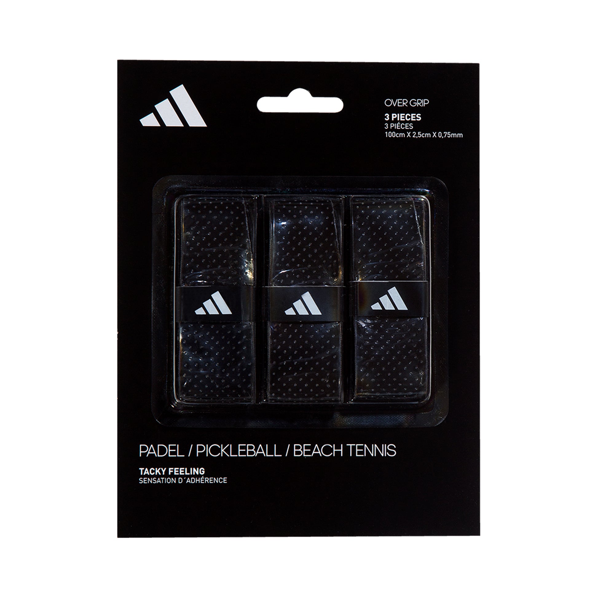 adidas Padel Overgrip 3er Pack-Schwarz
