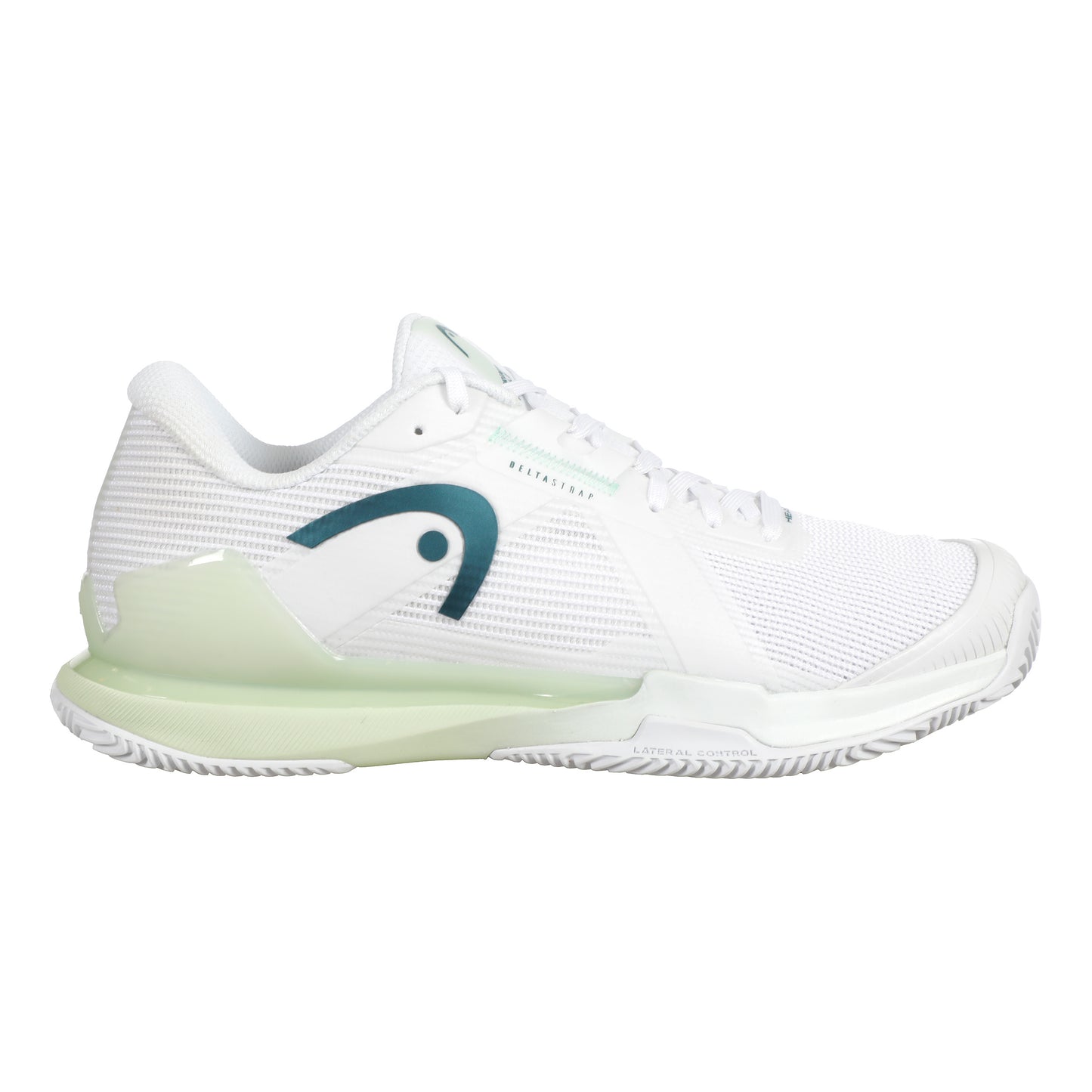 HEAD Sprint Pro 4.0 Sandplatzschuh Damen-Weiß,Hellgrün