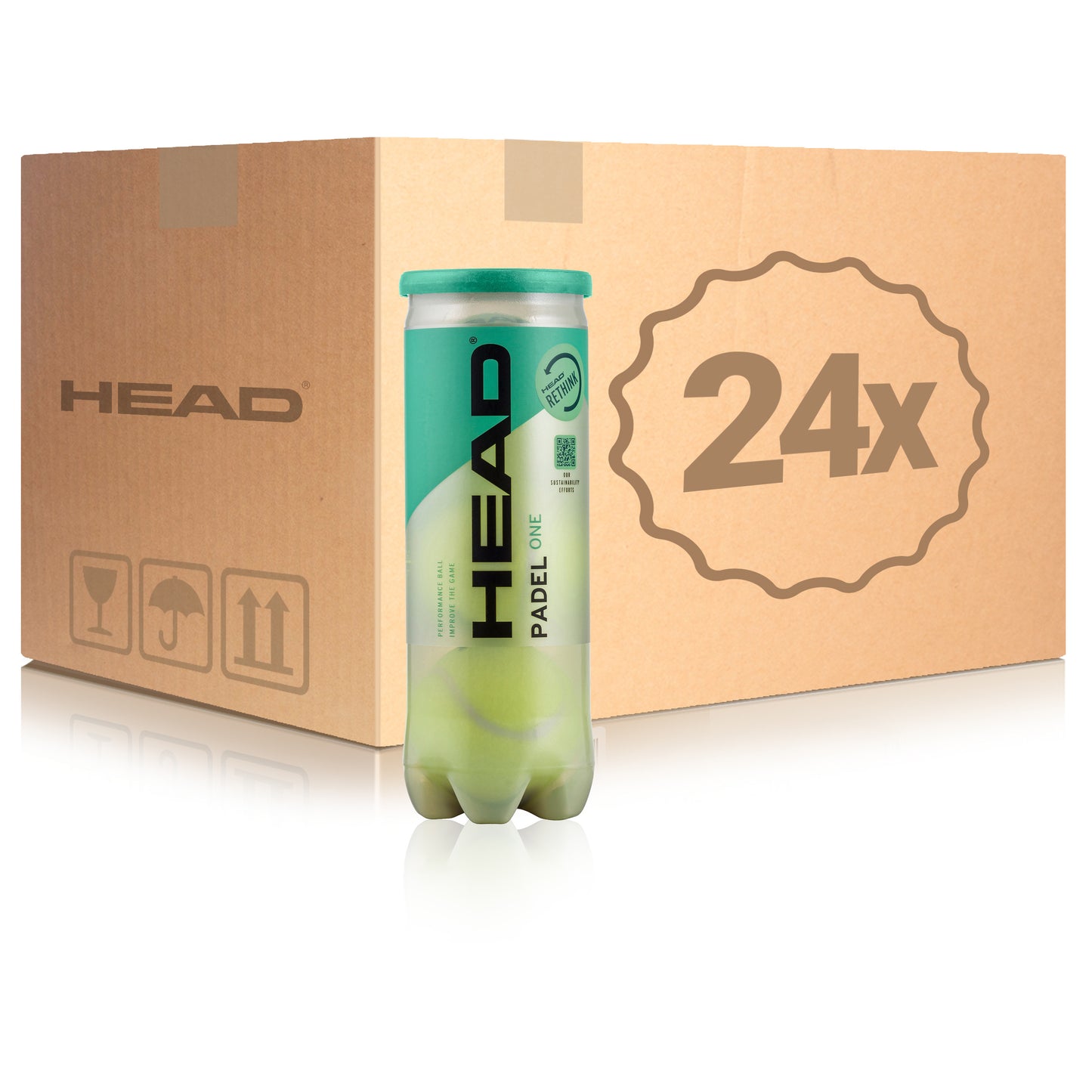 HEAD 24x 3er Dose Padel One