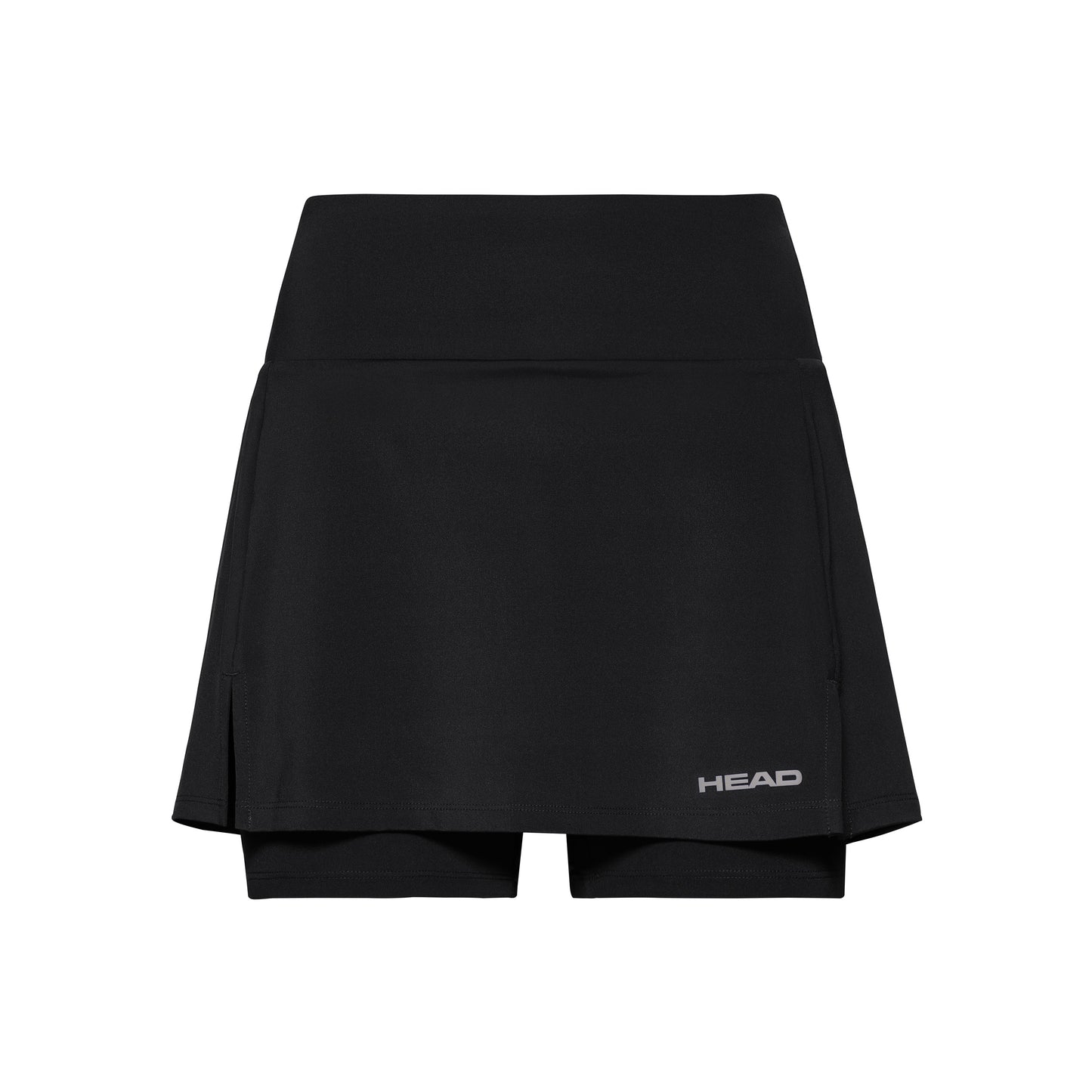 HEAD Club Basic Long Rock Damen-Schwarz,Silber