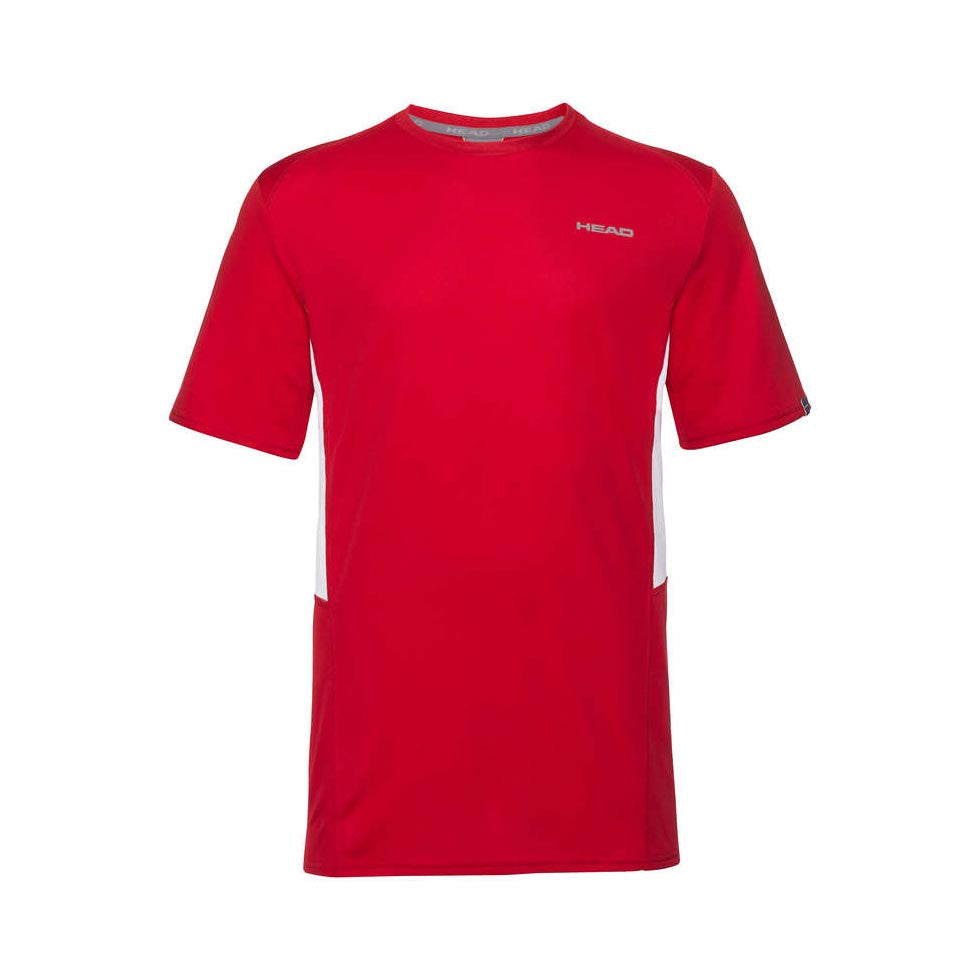 HEAD Tech T-Shirt Jungen - rot, weiß