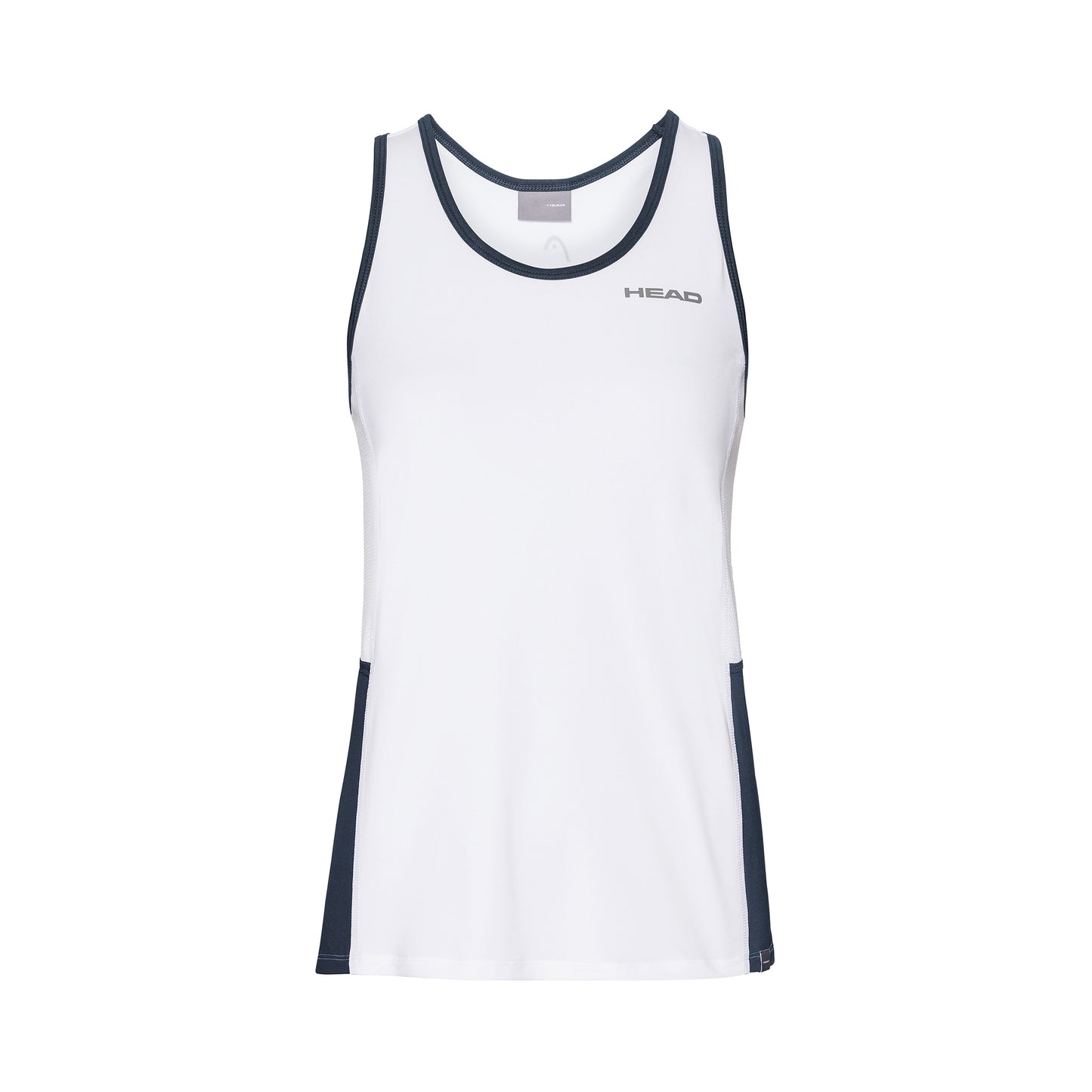 HEAD Club Tank-Top Mädchen - weiß, dunkelblau
