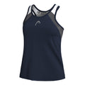 22 Tank-Top Damen - dunkelblau, grau