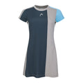 Tech Kleid Damen - grau, blau