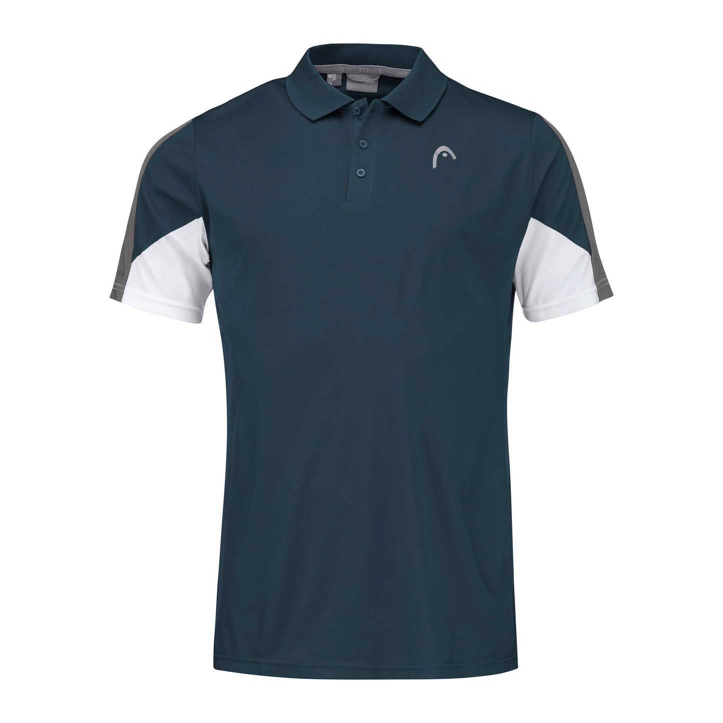 HEAD Club Tech 22 Polo Herren - petrol, weiß