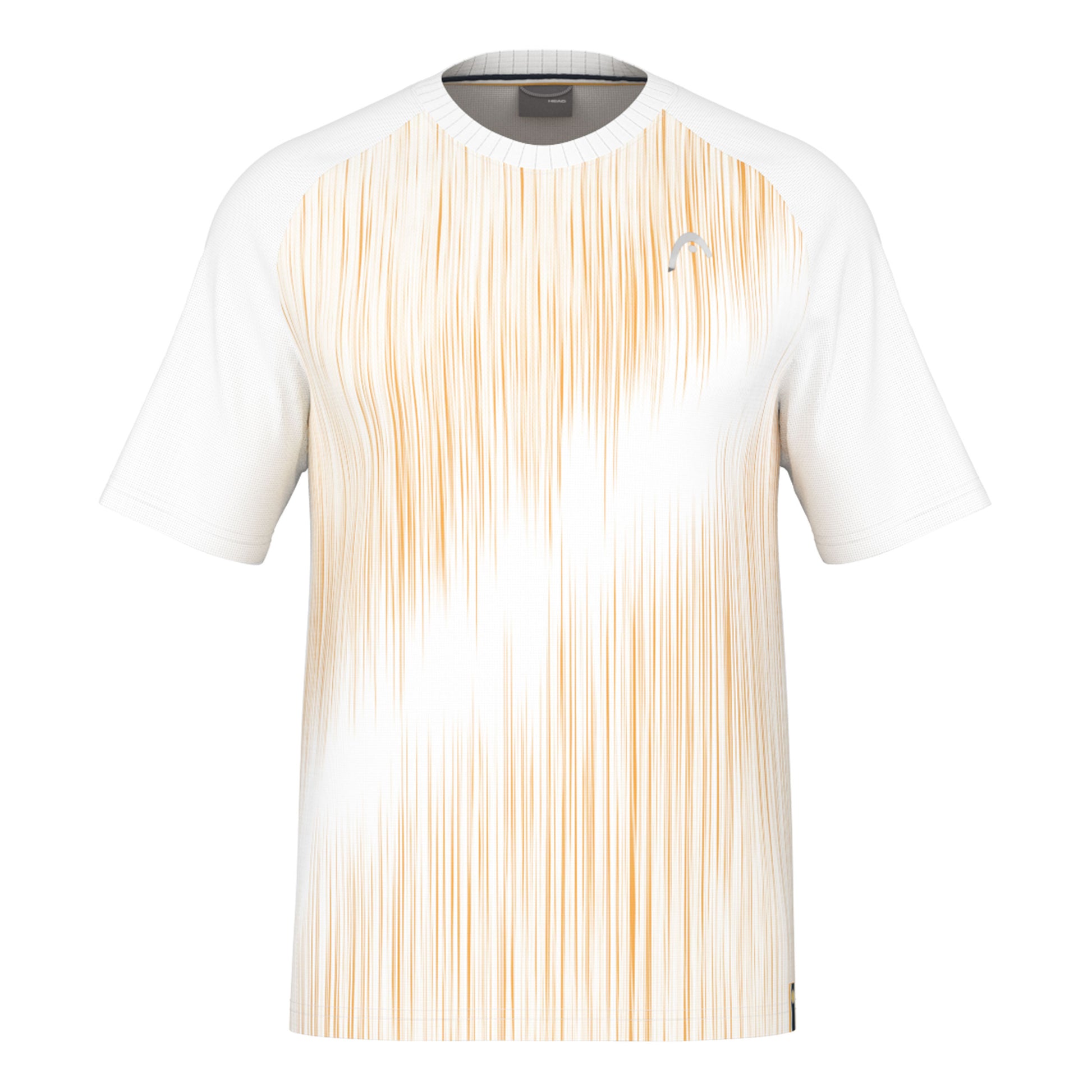 HEAD Performance T-Shirt Herren - weiß, goldgelb