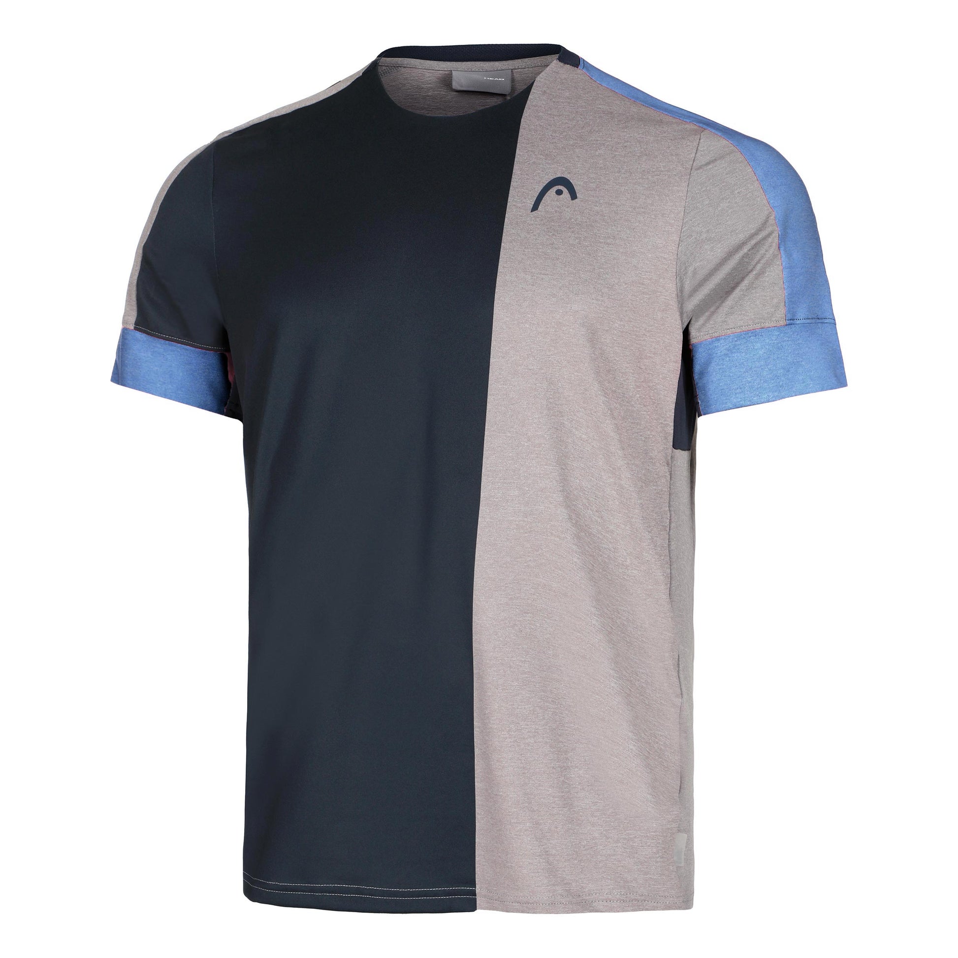 HEAD Play Tech T-Shirt Herren - dunkelblau, hellblau