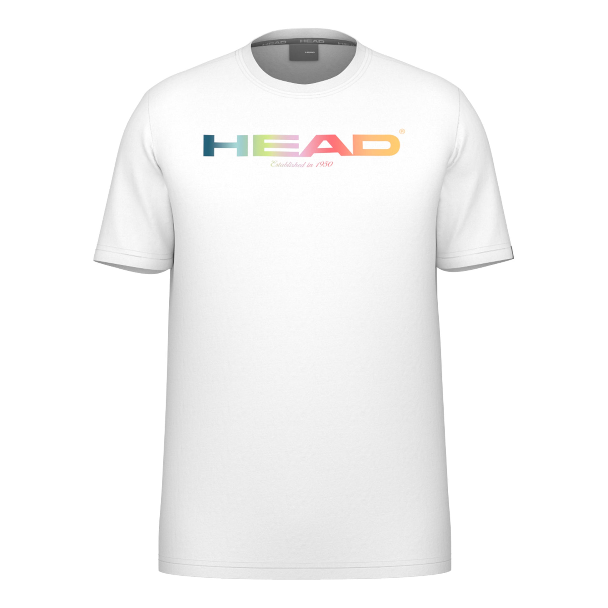 HEAD Rainbow T-Shirt Herren-Weiß