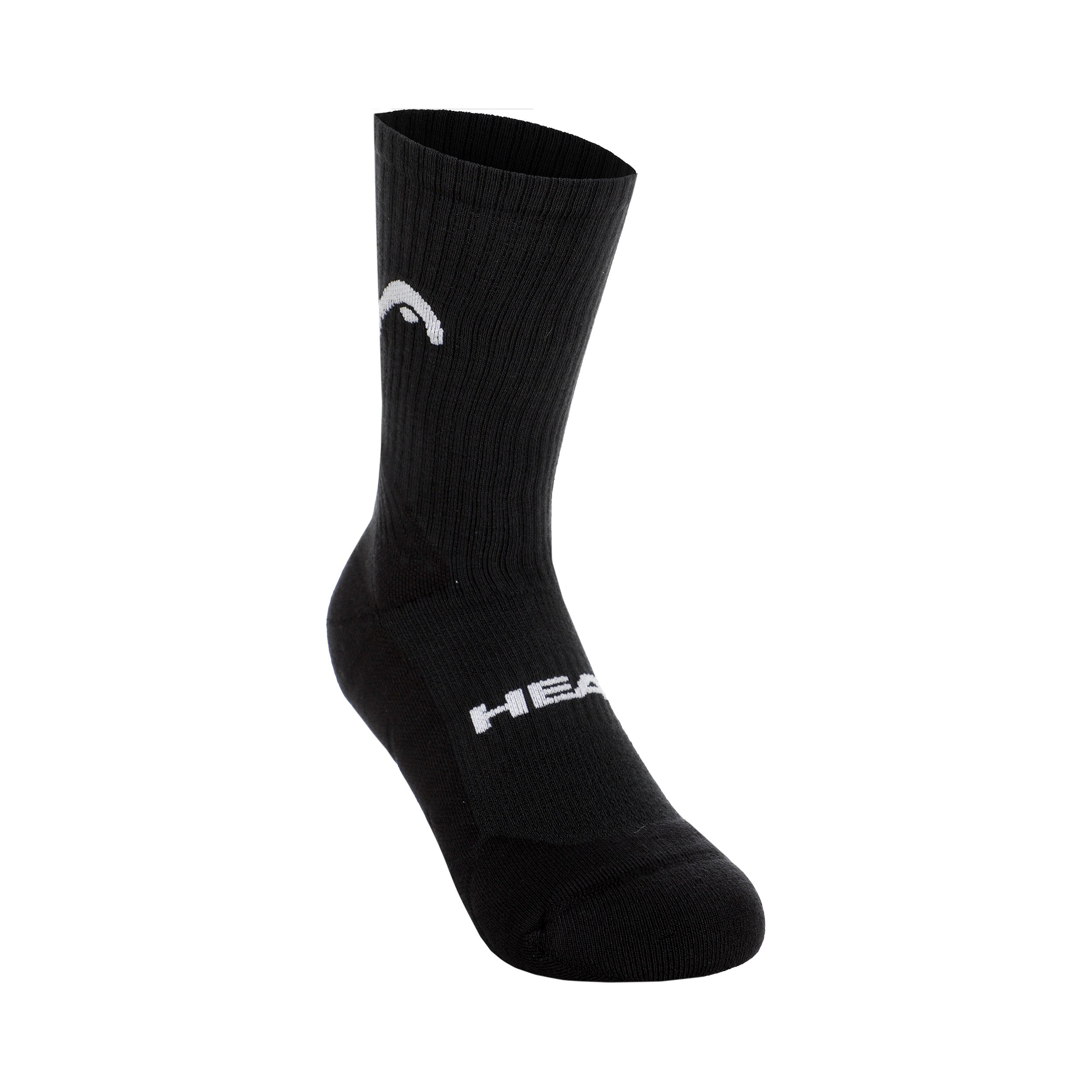 HEAD Tennis Crew Athletes Tennissocken 1er Pack-Schwarz