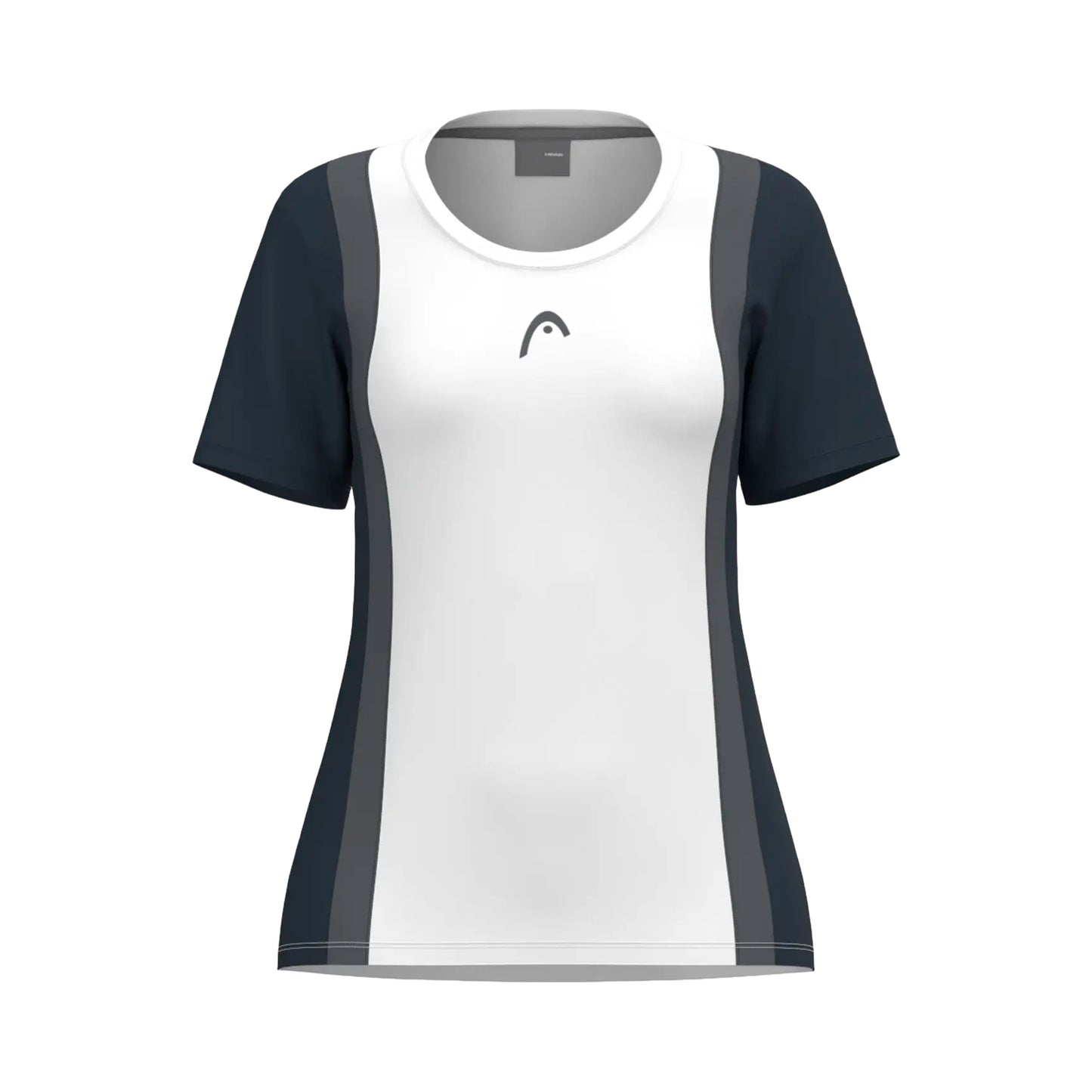 HEAD Club 25 Tech T-Shirt Mädchen - dunkelblau, weiß