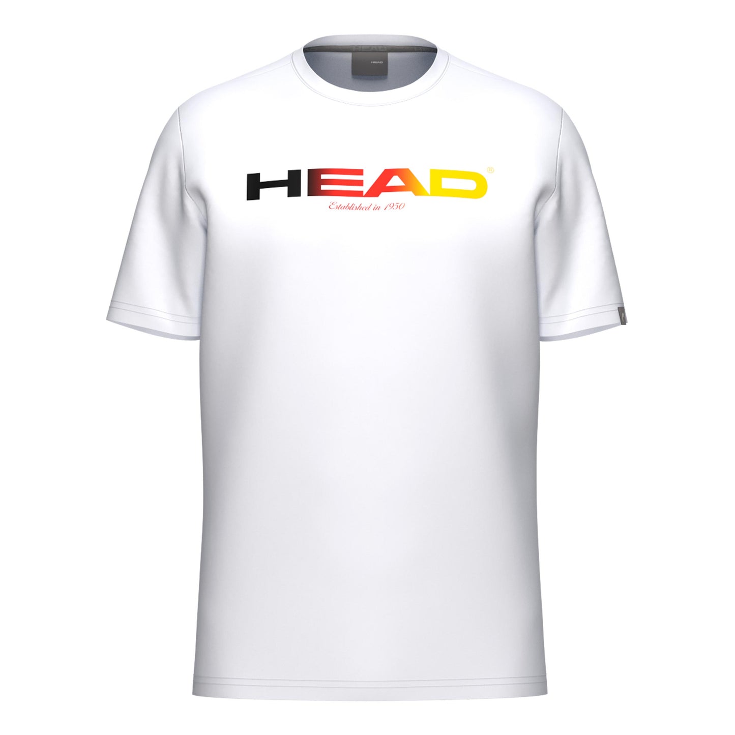 HEAD DTB Rainbow T-Shirt Herren-weiß