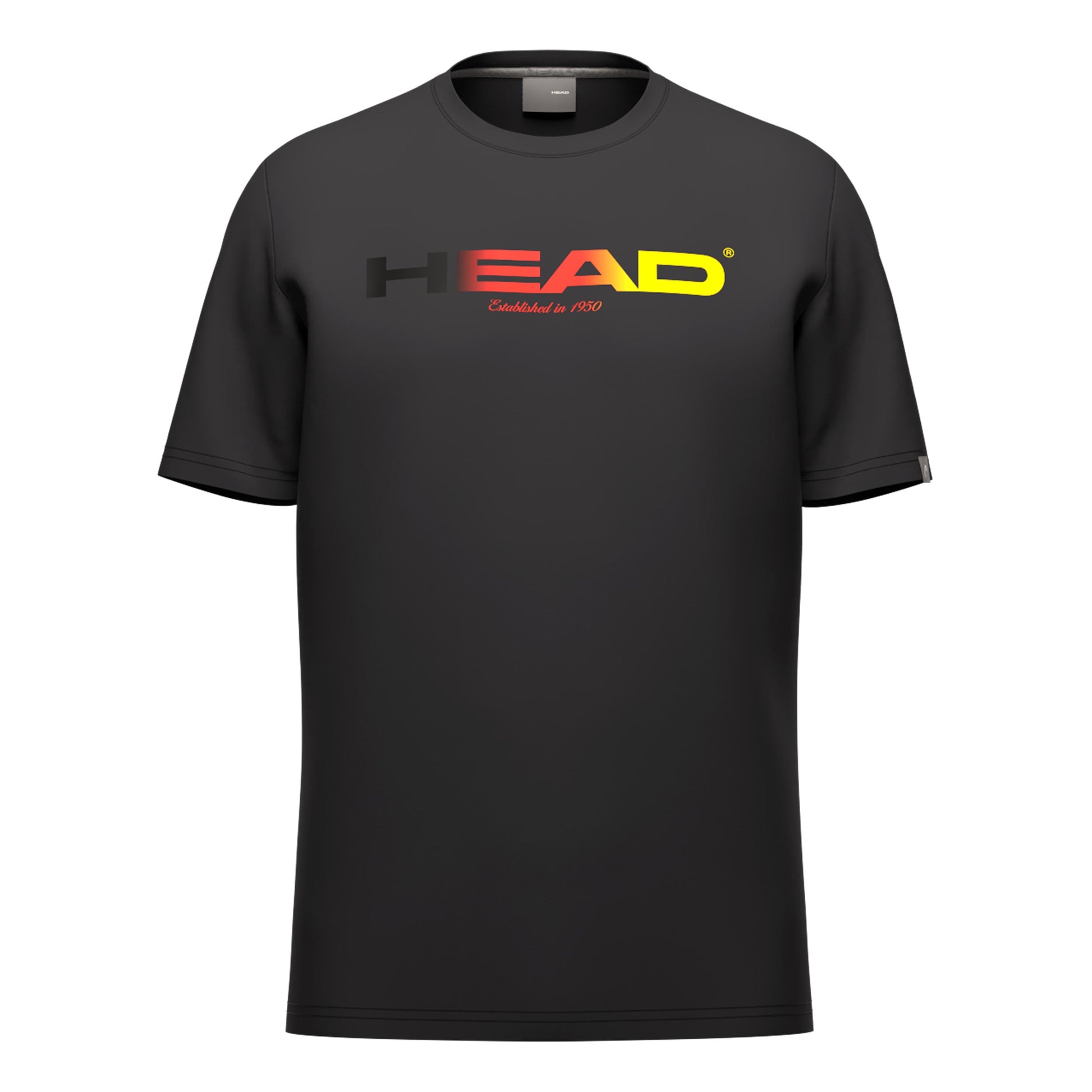 HEAD DTB Rainbow T-Shirt Herren-schwarz