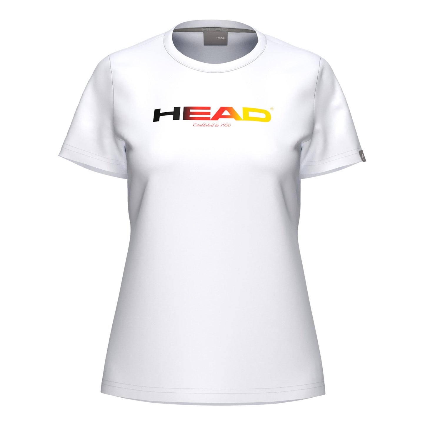 HEAD DTB Rainbow T-Shirt Damen-weiß