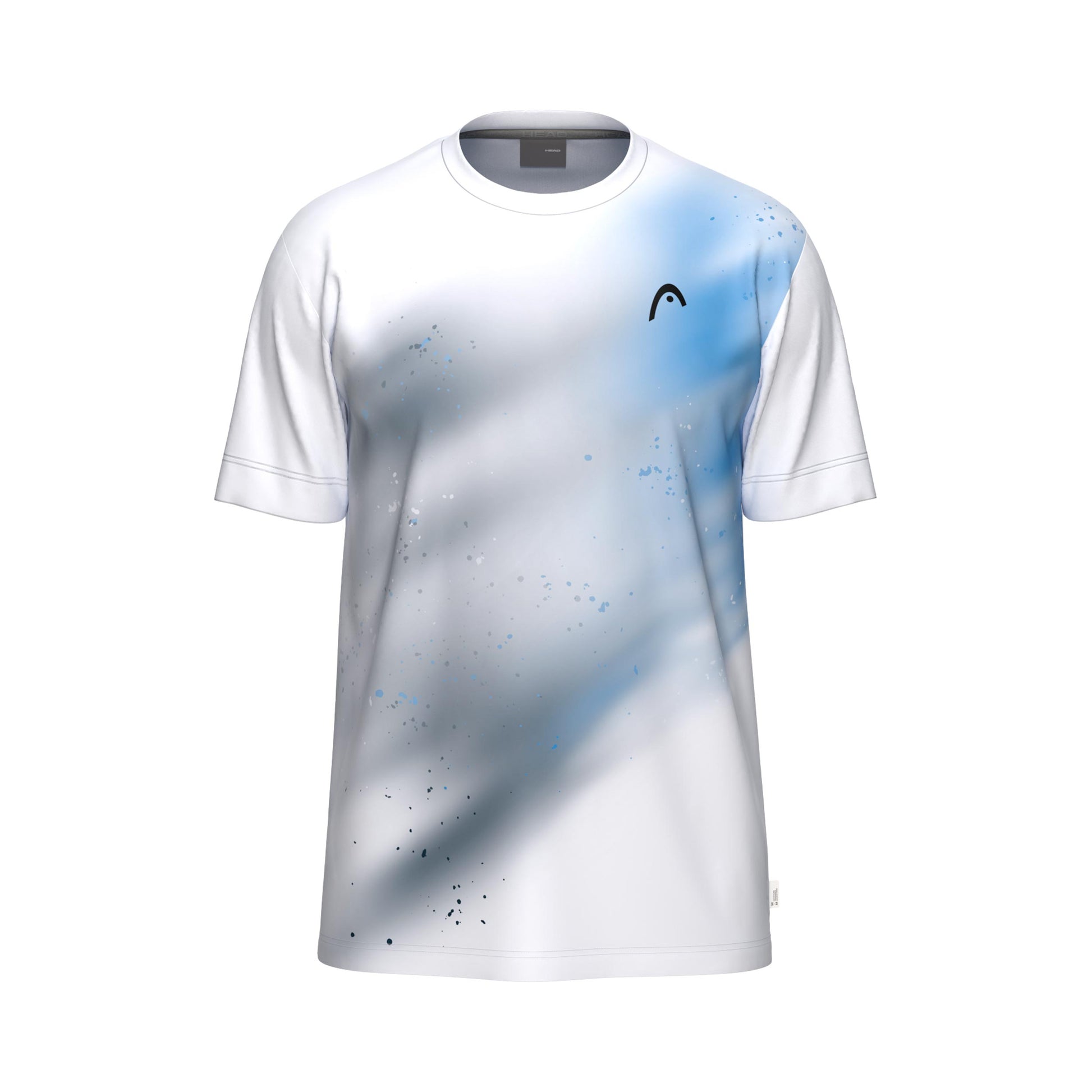 HEAD Topspin T-Shirt Jungen - dunkelblau, weiß